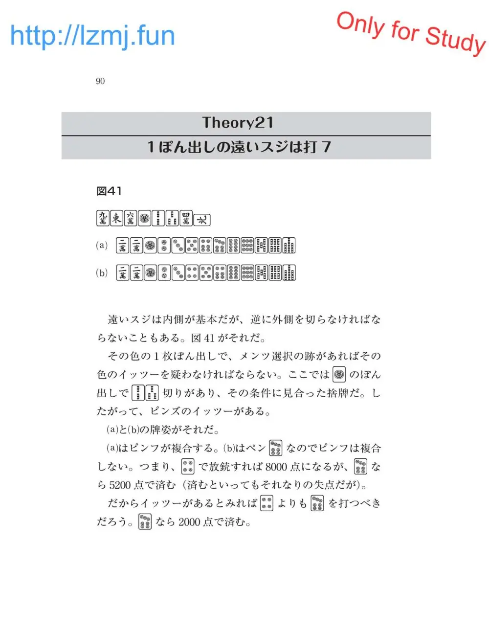 麻雀 捨牌読みガイド - page92