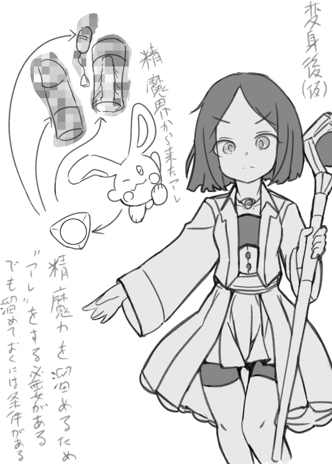 ふたなり精魔法使いアオイは負けたくない！ [進行中] - page2