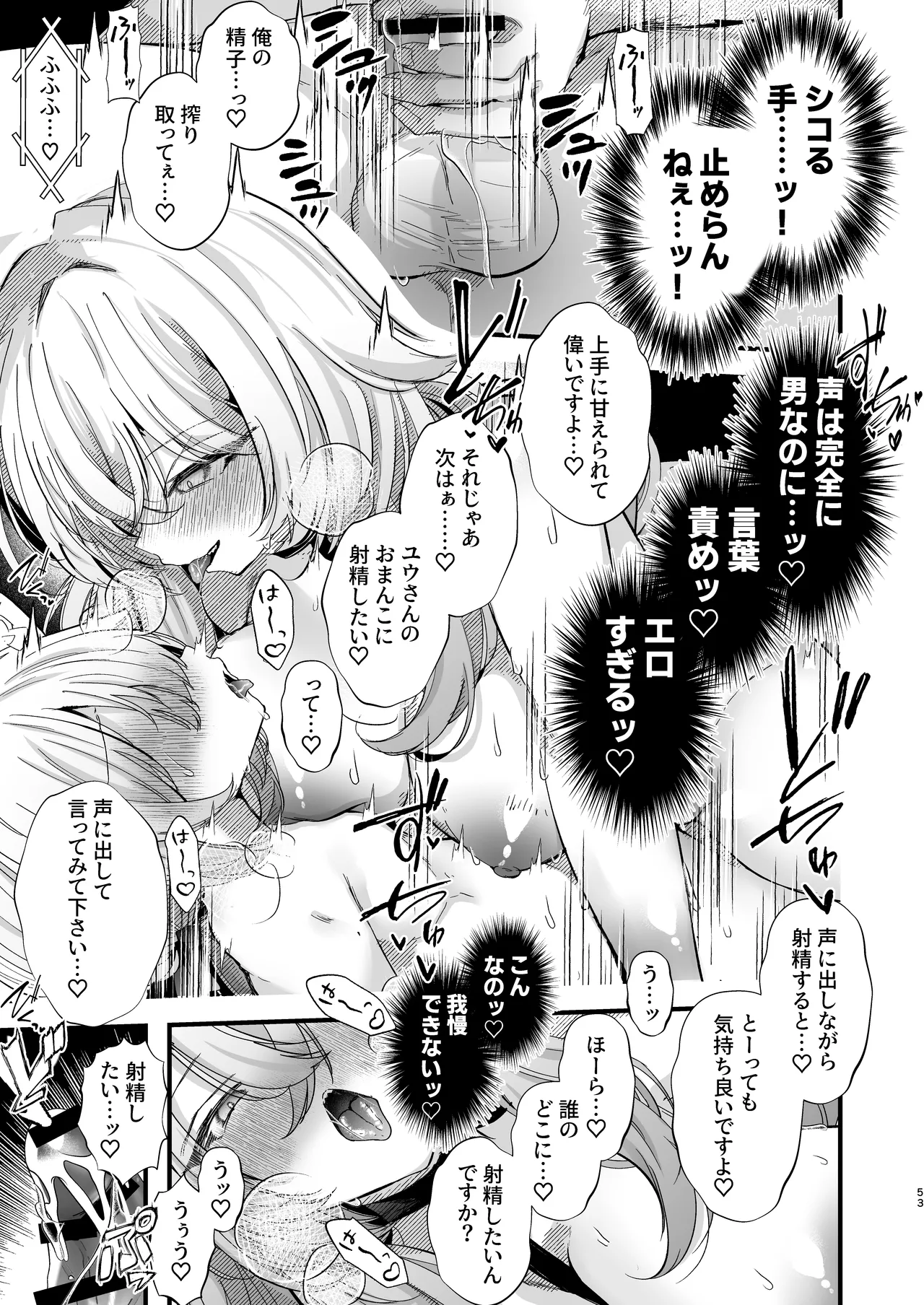 電脳天獄2ー拗らせ冷笑オタクだった俺がVRSNSの メンヘラ淫乱メス男子と共依存ホモになるまでの話。- - page52