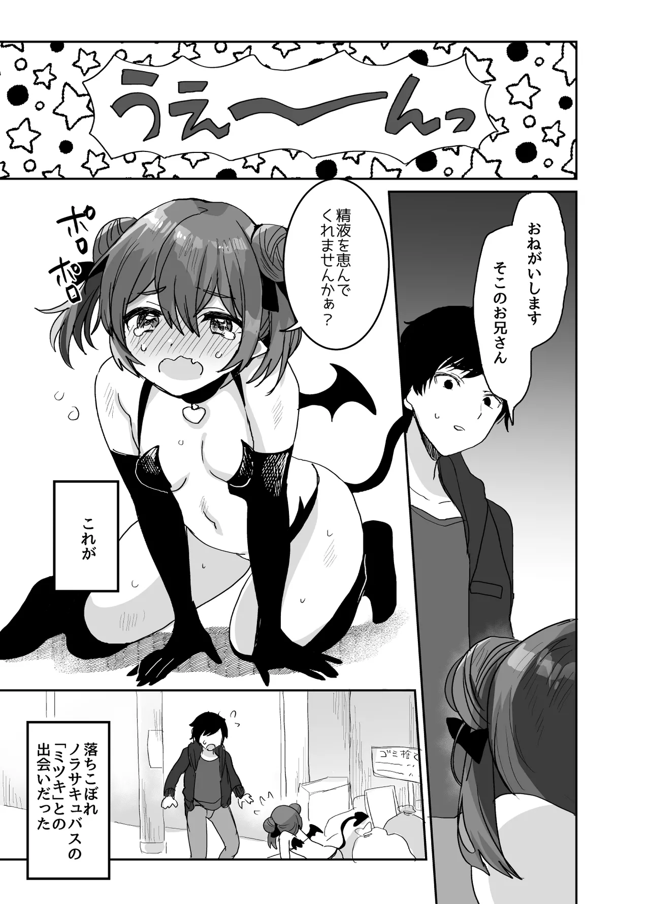 ぽんこつサキュバスちゃんに押しかけ搾精逆レされる本 - page2