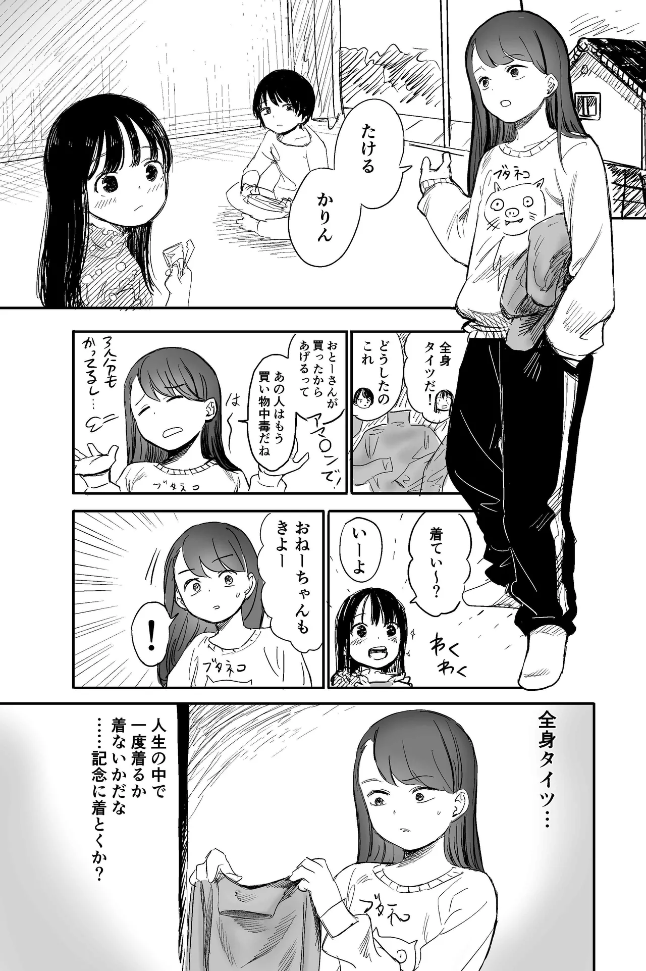 全身タイツにハマる前の3人 - page1