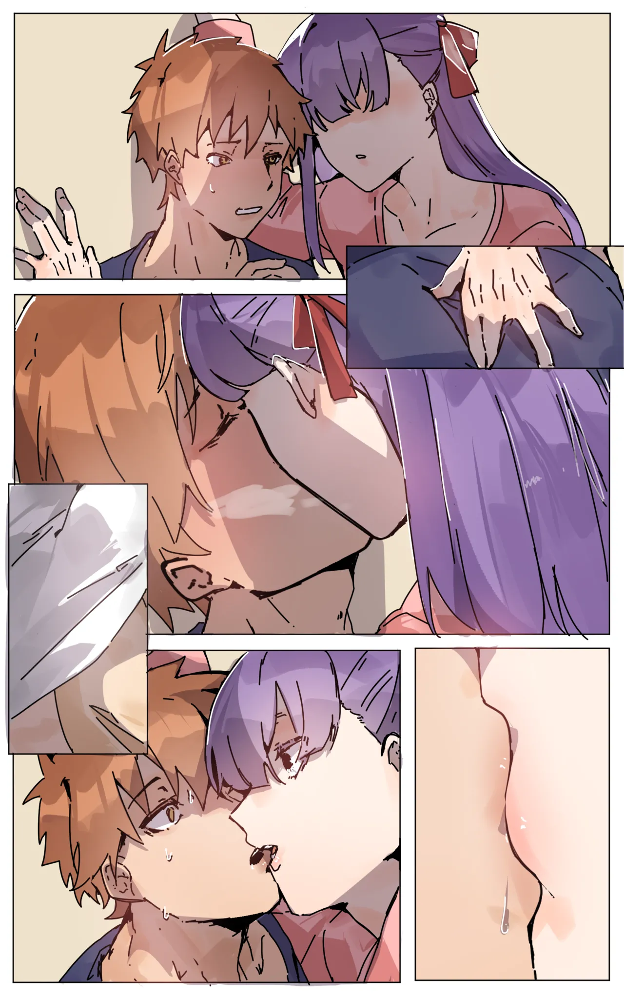 先輩、私のワームに備えておいてね♥。さくら×シロウ - page25