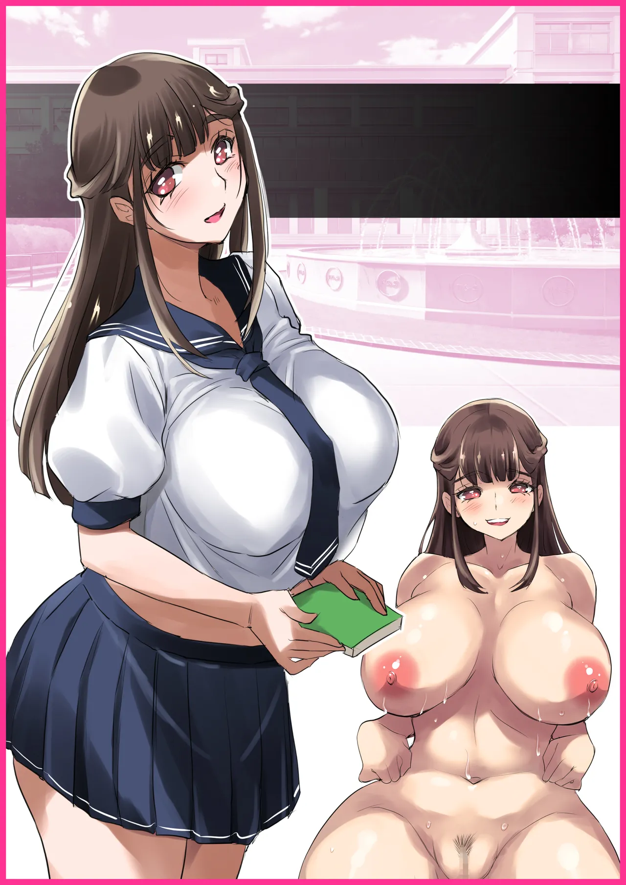清楚で巨乳なお嬢様はおじさんチンポ大好き【おほ声ど痴女娘】 - page50