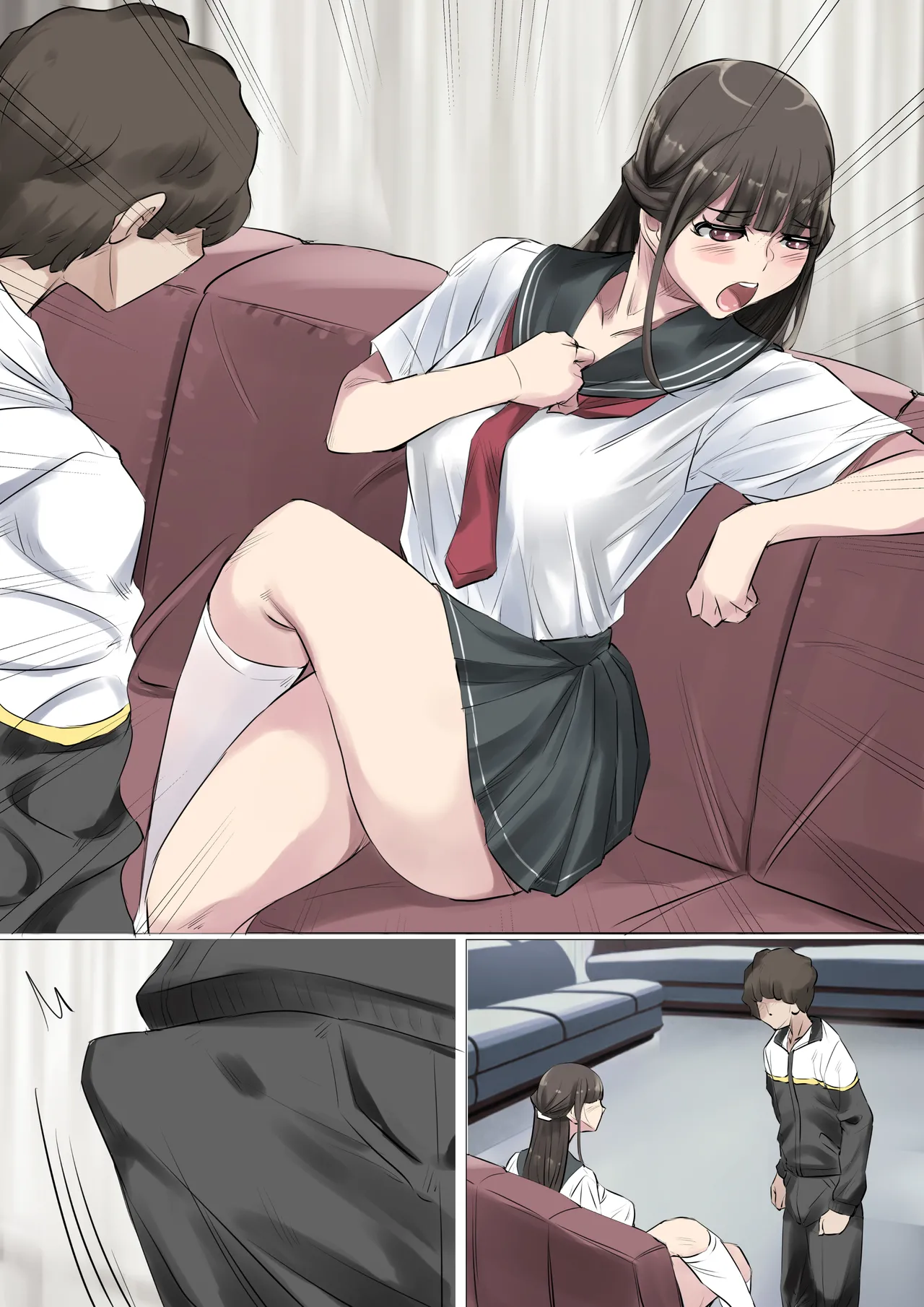 清楚で巨乳なお嬢様はおじさんチンポ大好き【おほ声ど痴女娘】 - page72