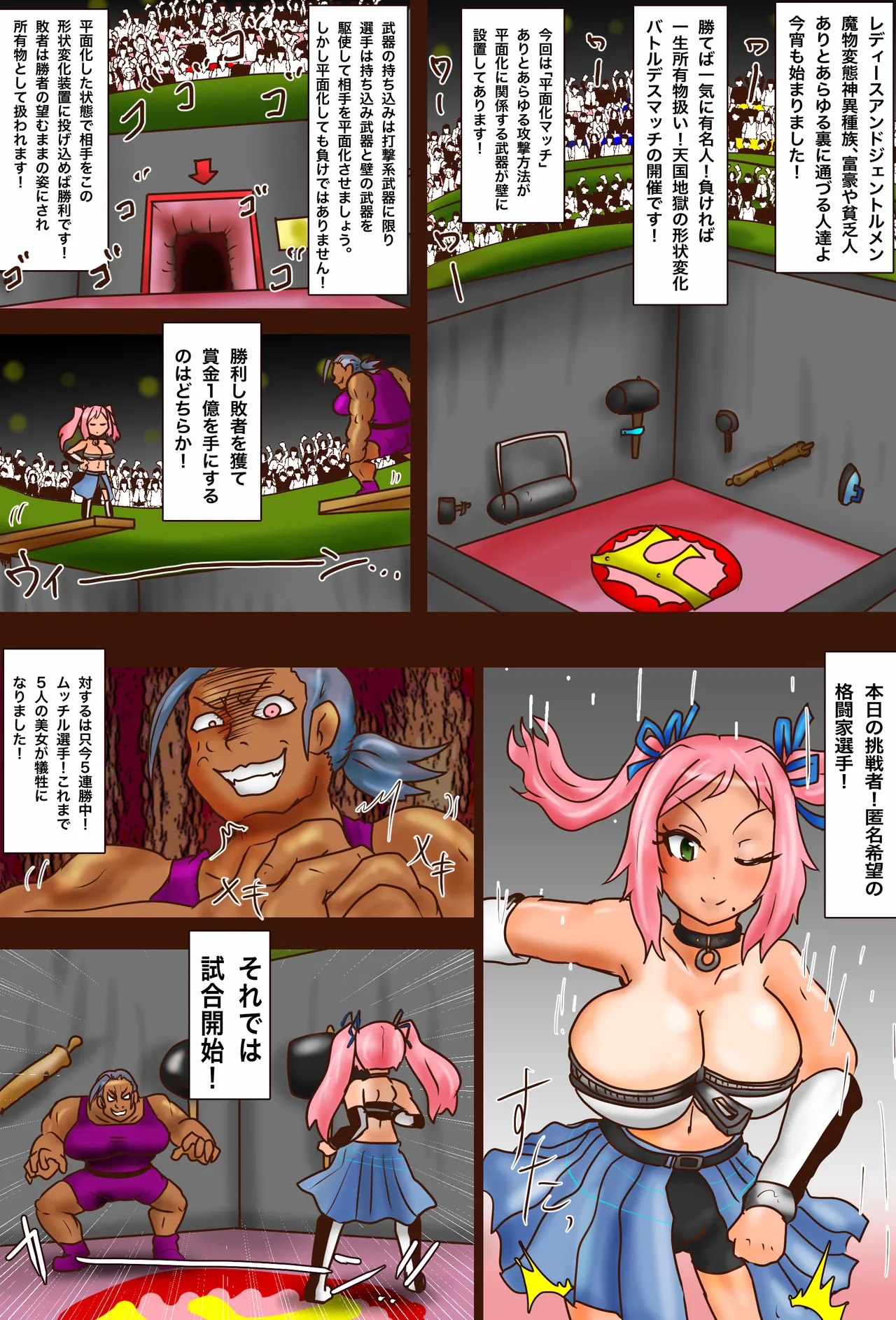 格闘家娘の形状変化バトルデスマッチ - page2
