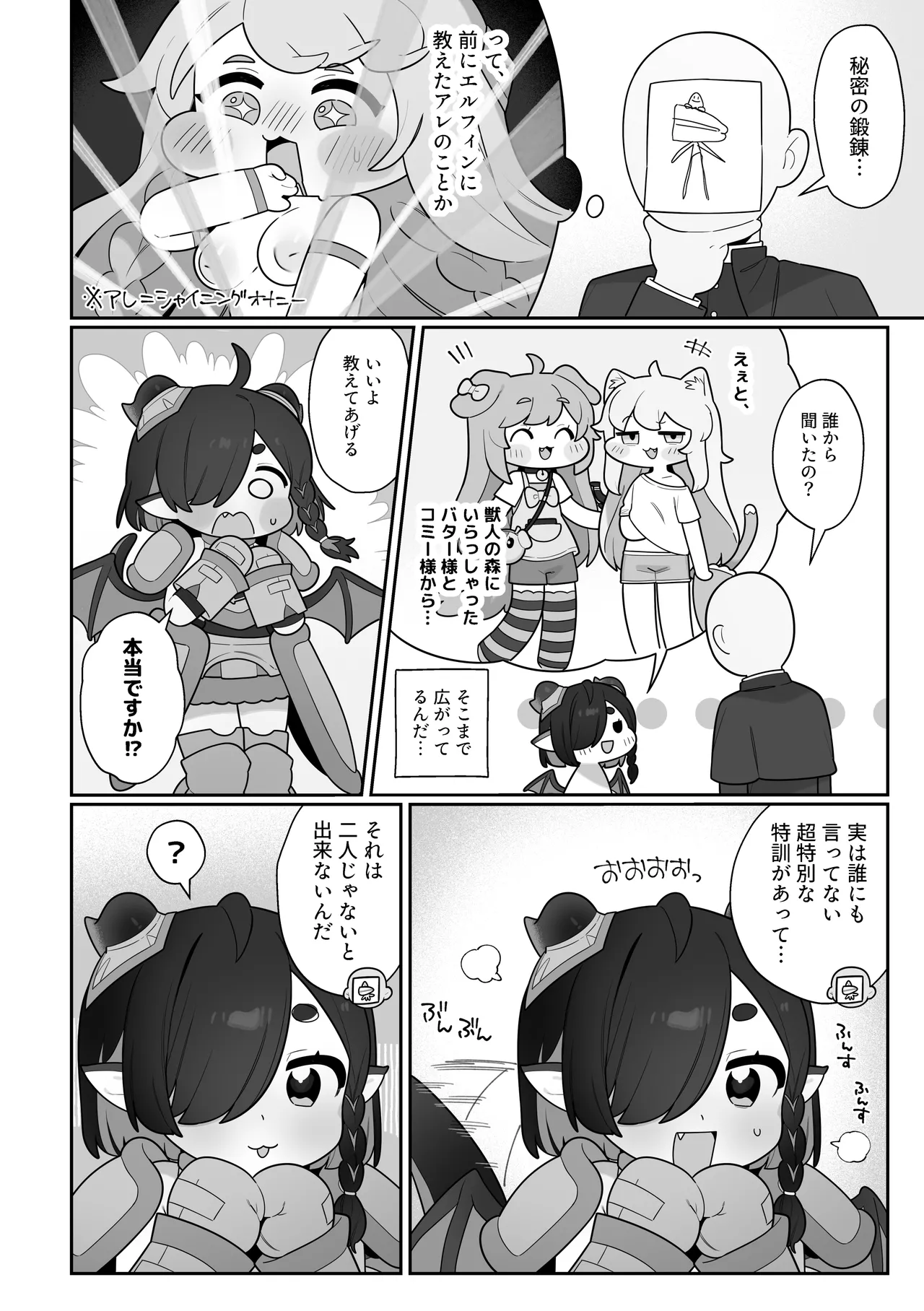 リッツとひみつの鍛錬 [無修正] - page3