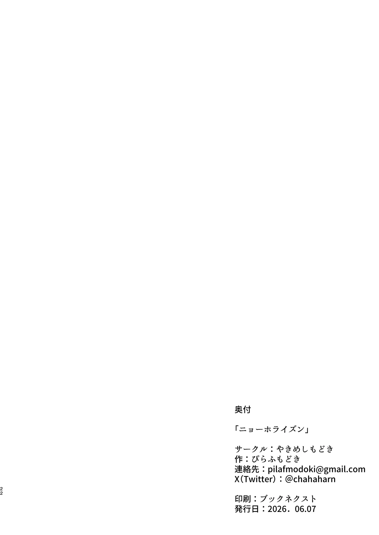 ニョーホライズン - page22
