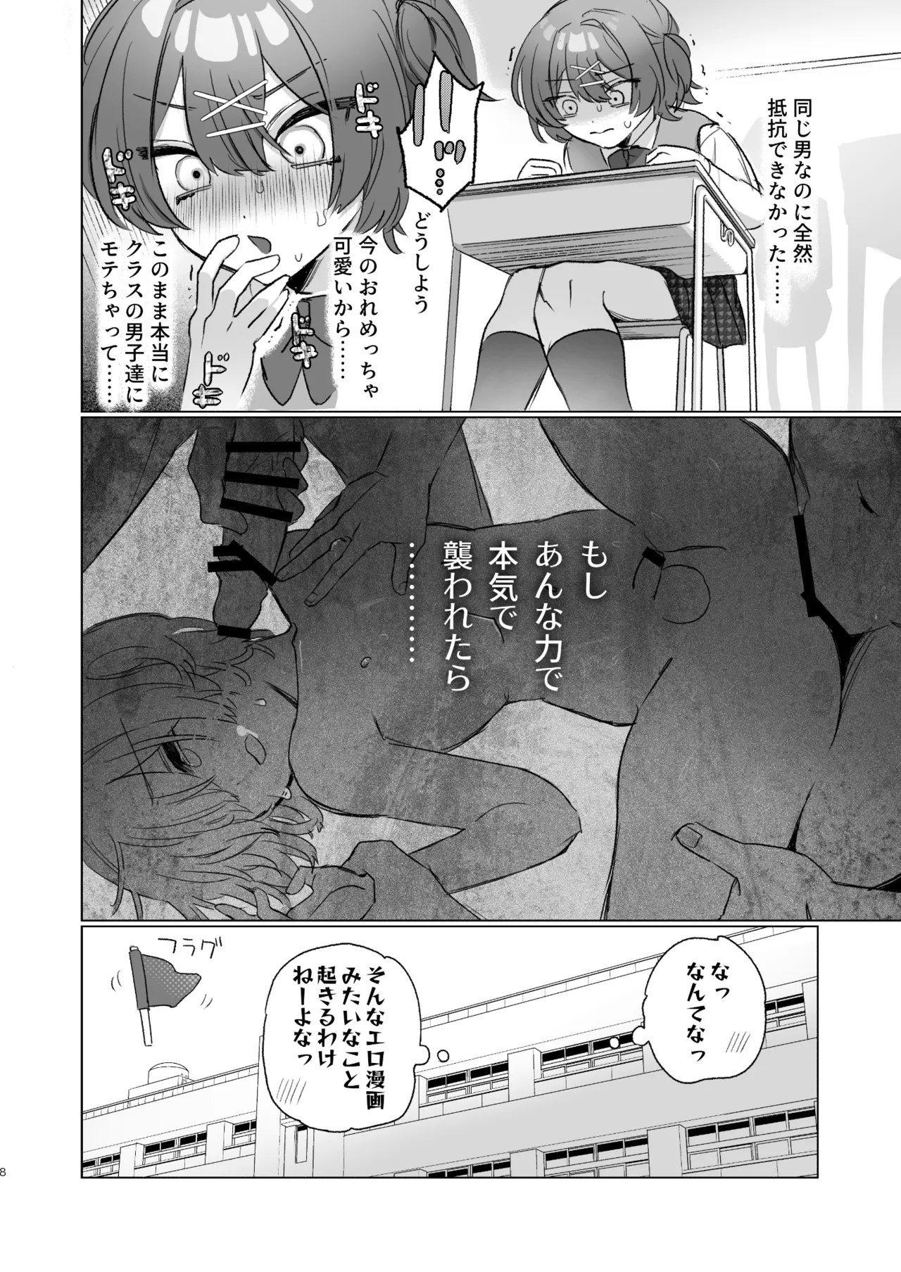 朝起きたら男の娘になっててクラスの男子全員おれに惚れてやばい - page7