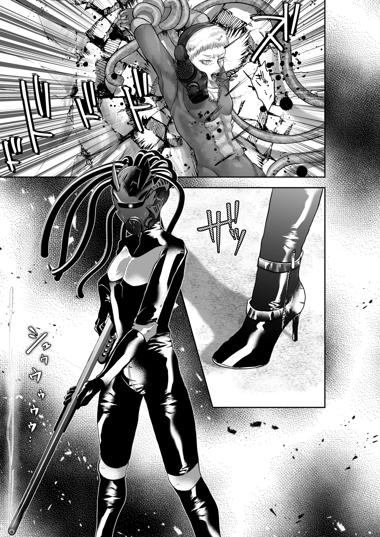 美人兵士は人外の触手に蕩け堕ちる - page5