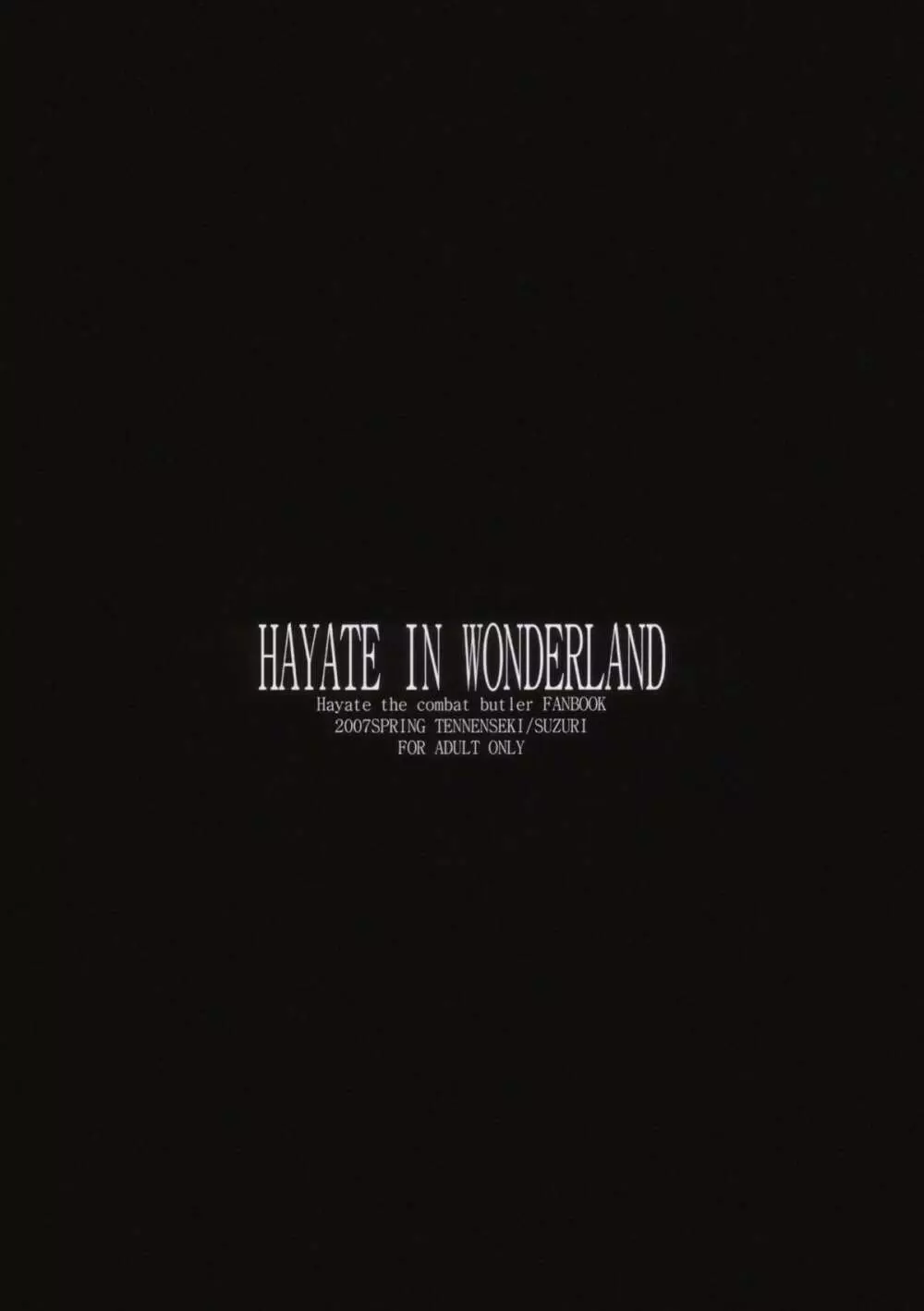 HAYATE IN WONDERLAND - page2