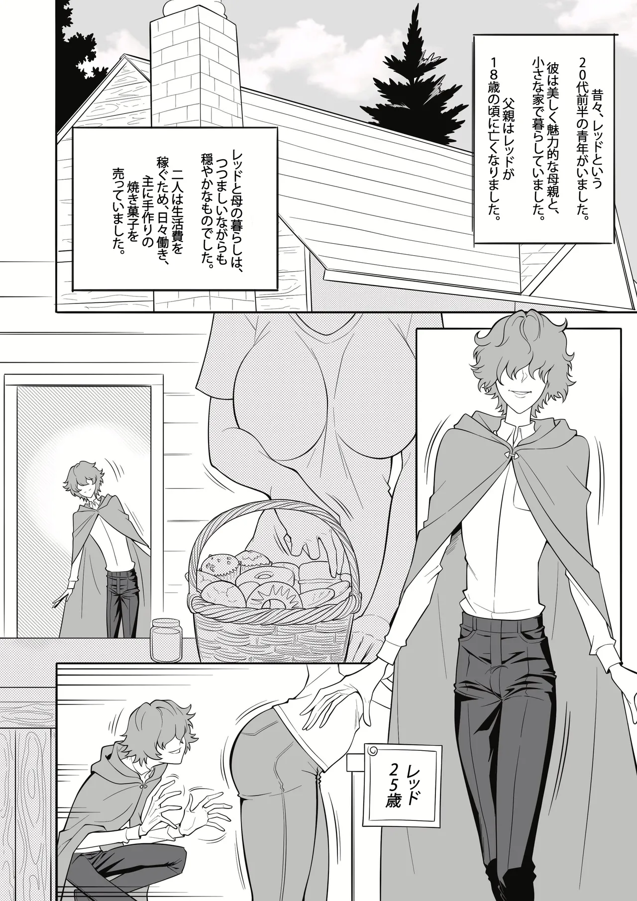 淫らな赤ずきん – 第1.1章 [日本語版、完結] [MonsterShake (Sayuri Milkshake, ER0POPO)] - page2