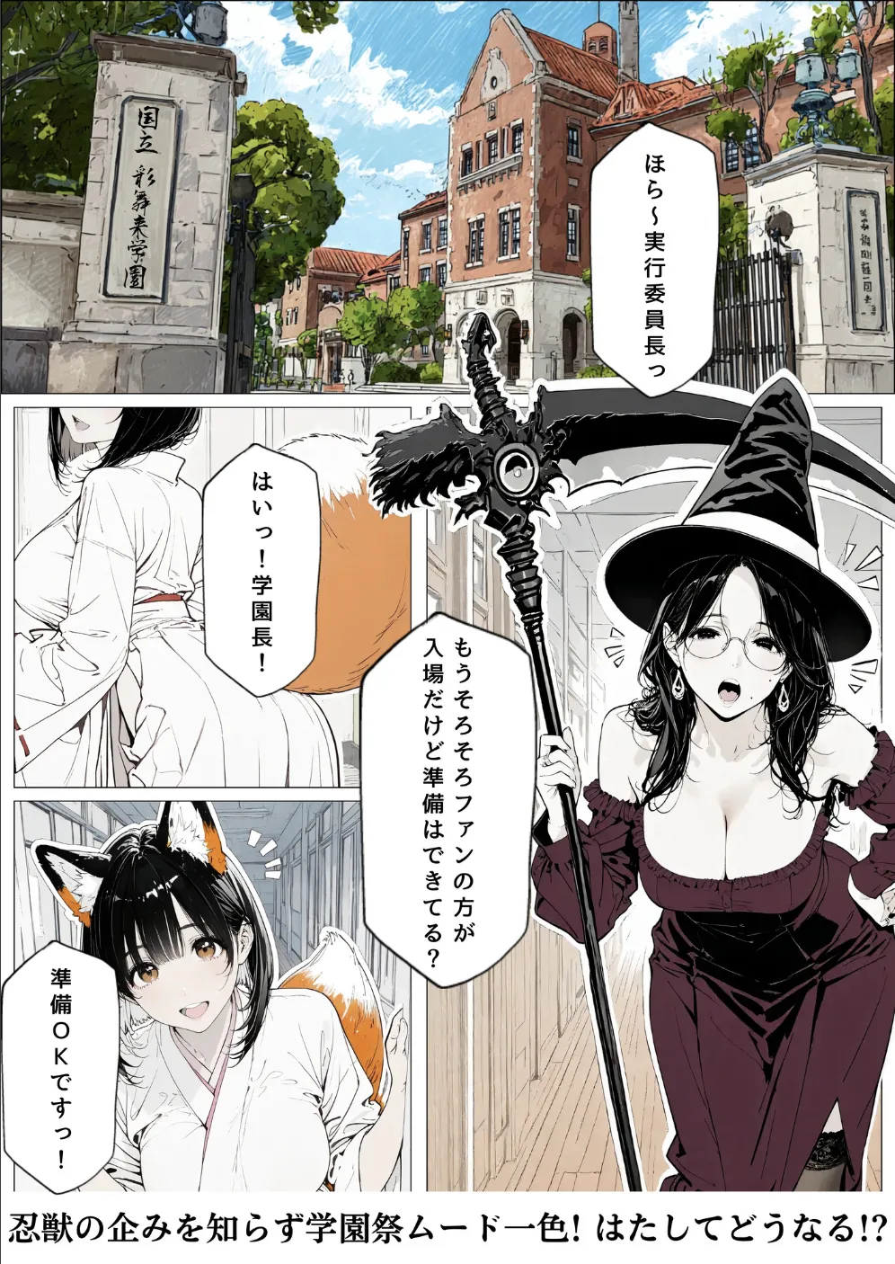 國立彩舞来学園 第10話 [AI Generated] - page204