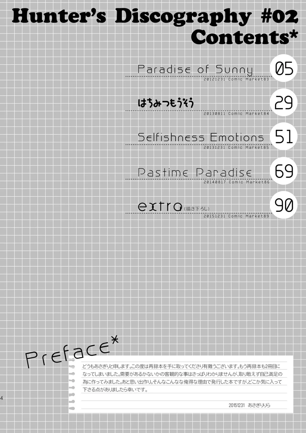 Hunter's Discography#2 - page4