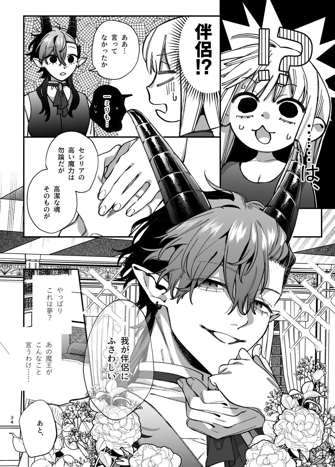 ずたぼろ白魔術師、天然魔王さまの愛玩ペットに堕ちる - page35