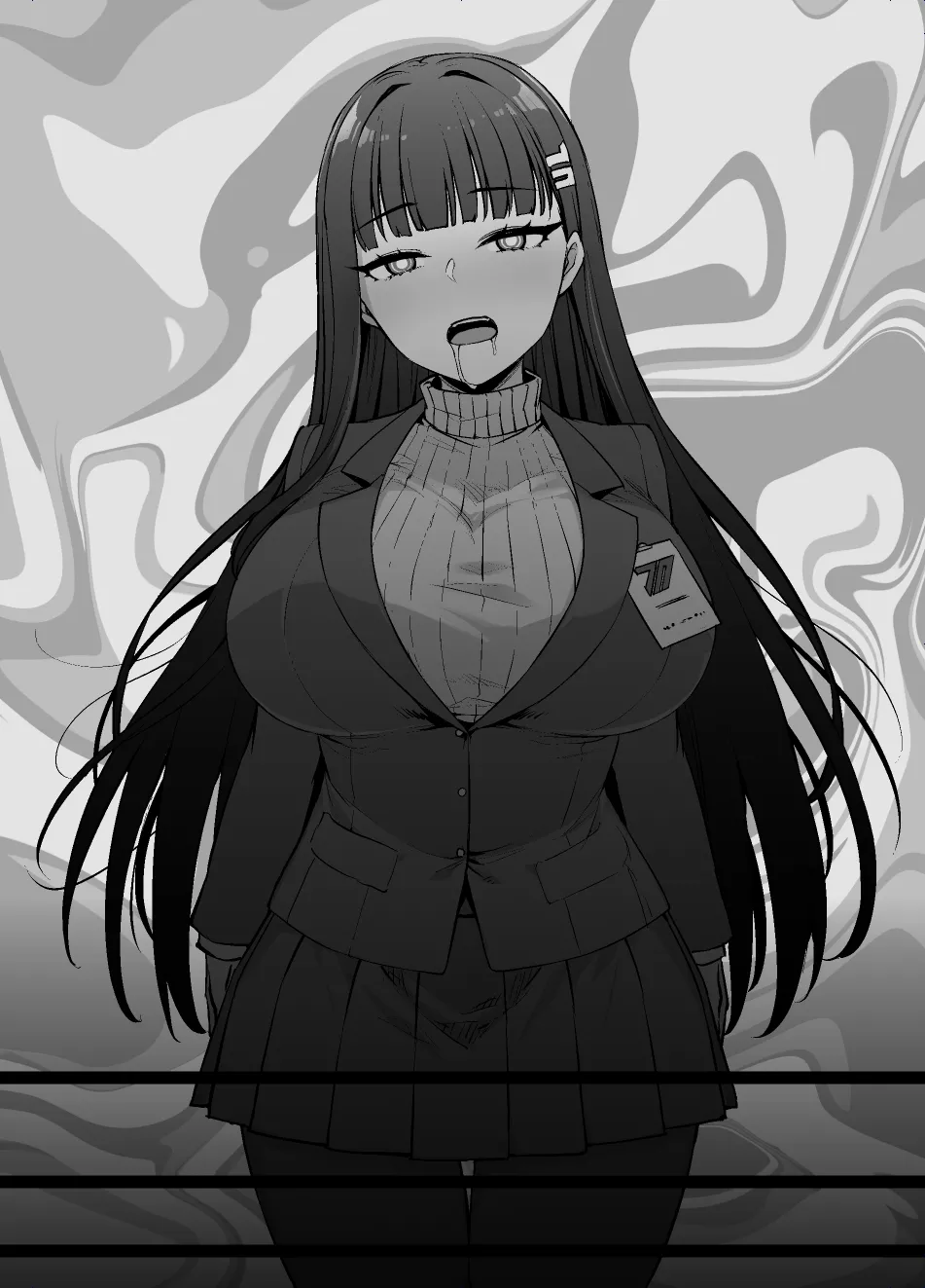 ブルアカMC 調月リオがマゾメスビッチに堕とされオマンコ学園に転校する漫画9P - page11