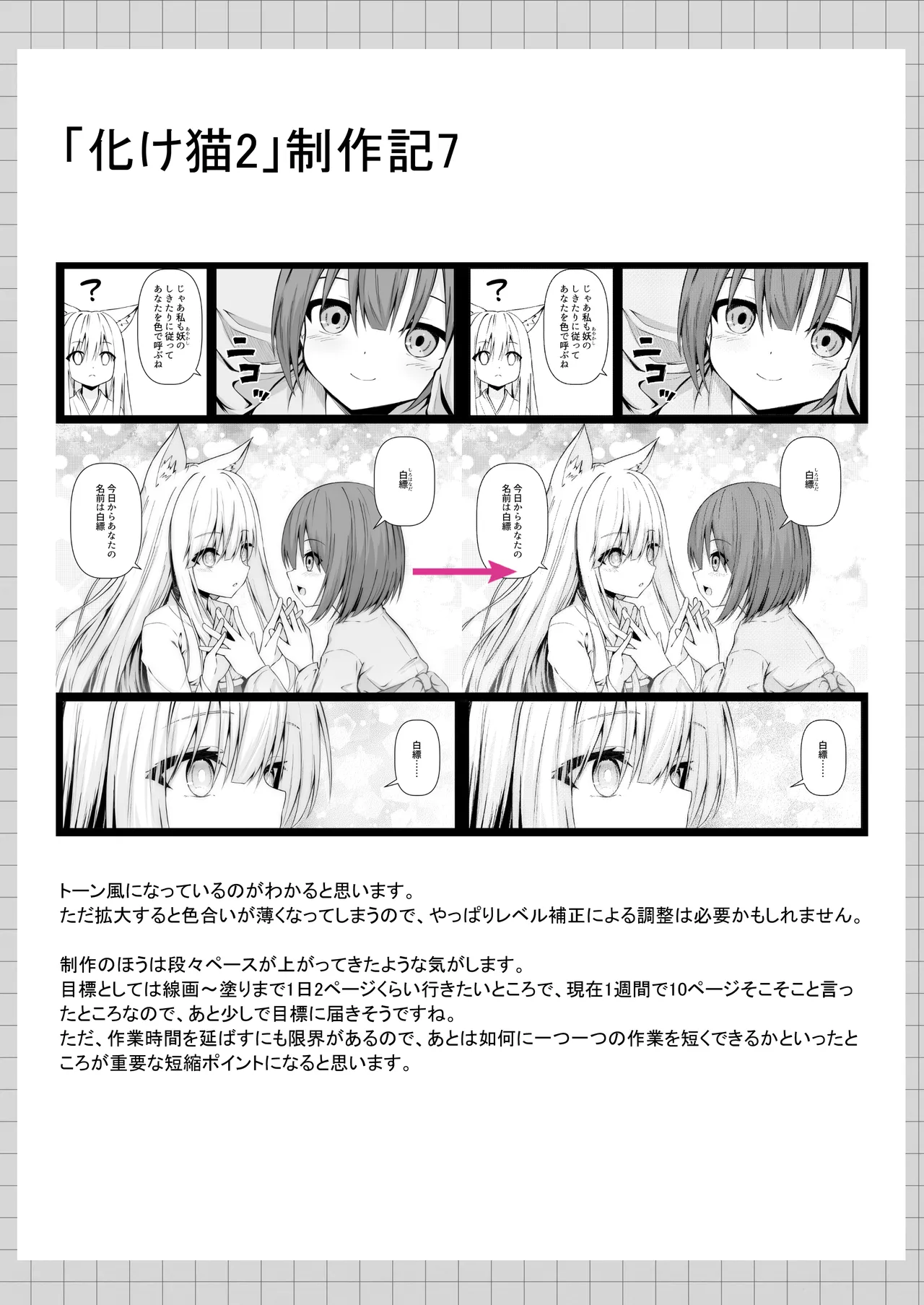 俺は失恋し化け猫は再び現れる+制作記セット - page119