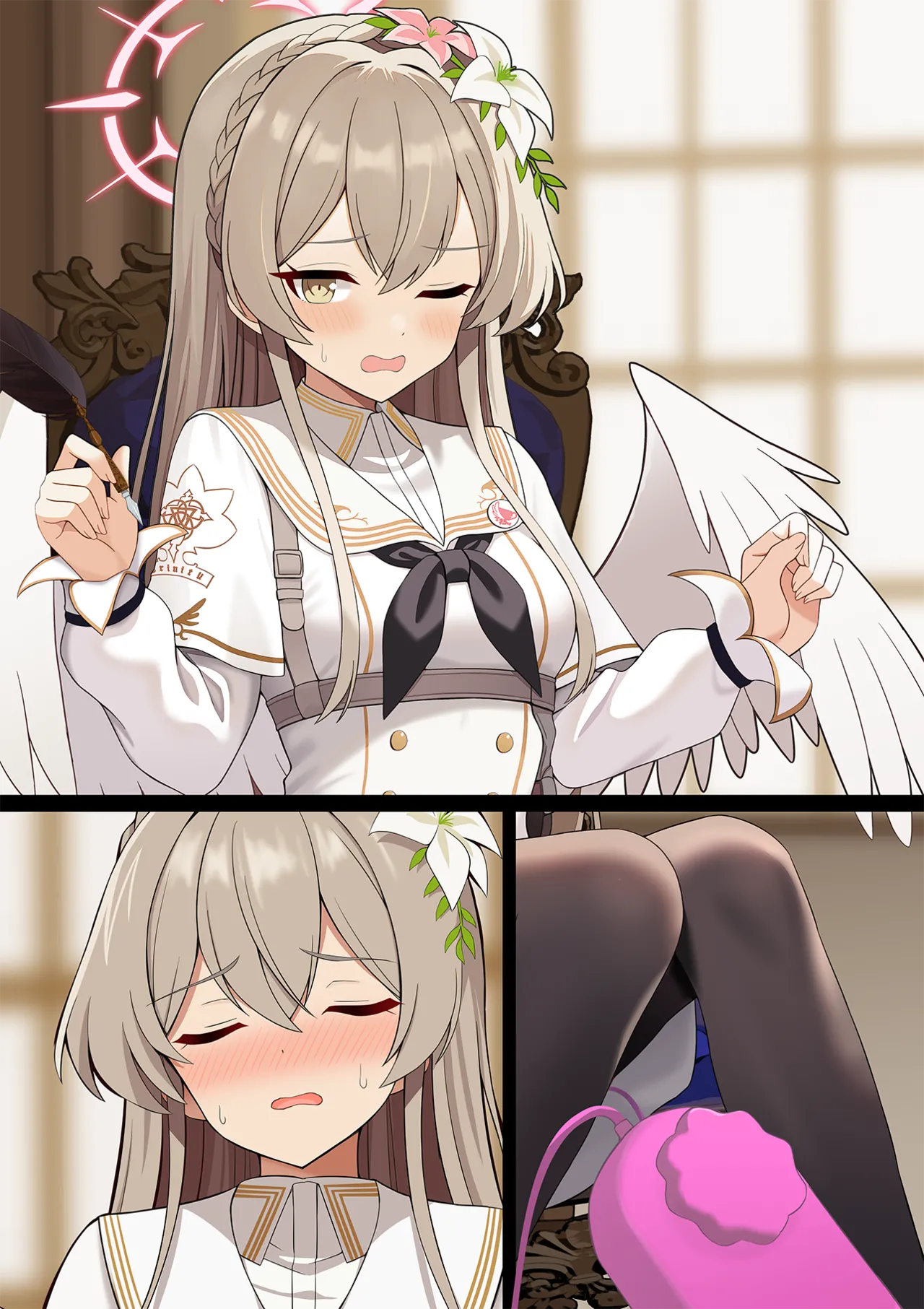 連続絶頂！淫ティーパーティー！～肉道具とロールケーキを添えて～ - page315