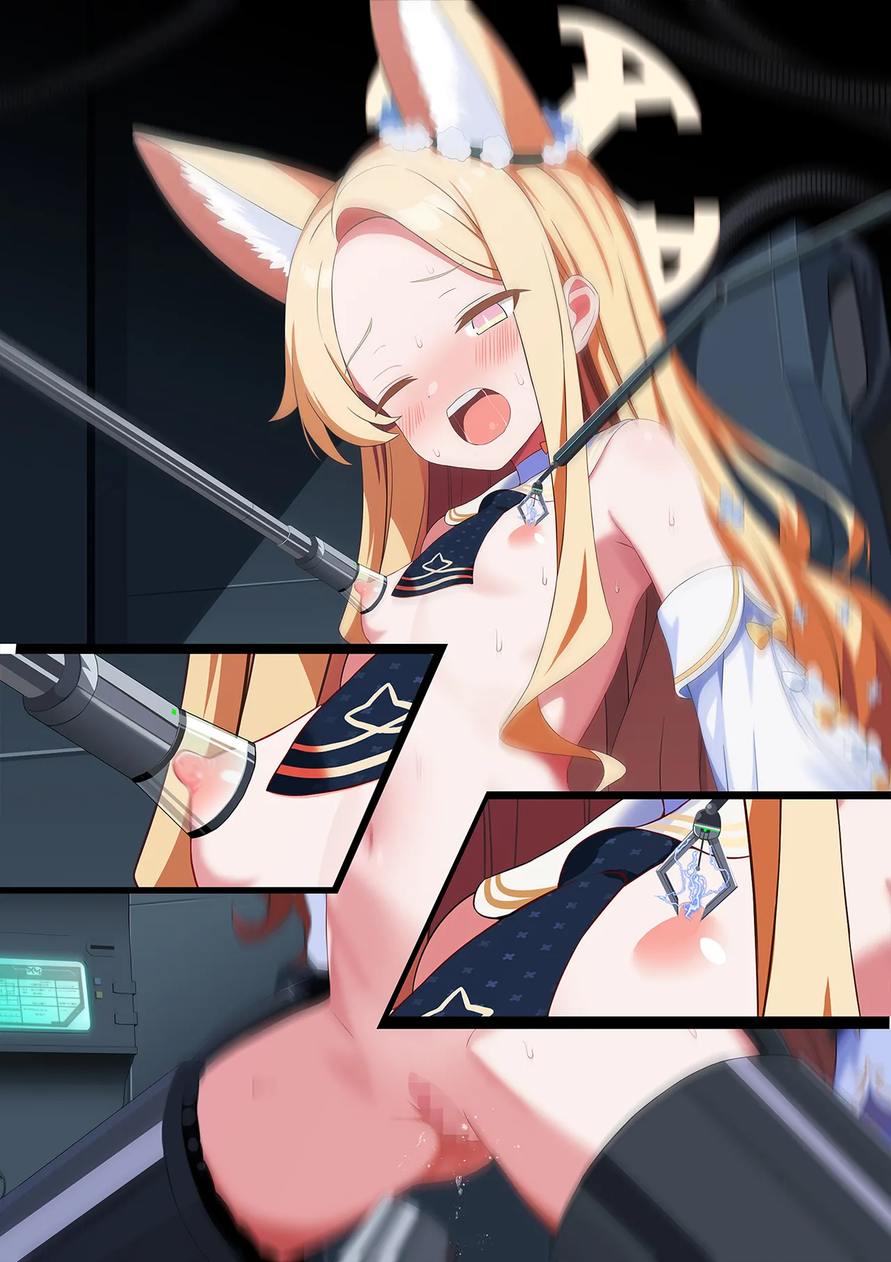 連続絶頂ループ！淫らde済まない ～セクシーぎつねを縛っていじめて性教育～ - page204