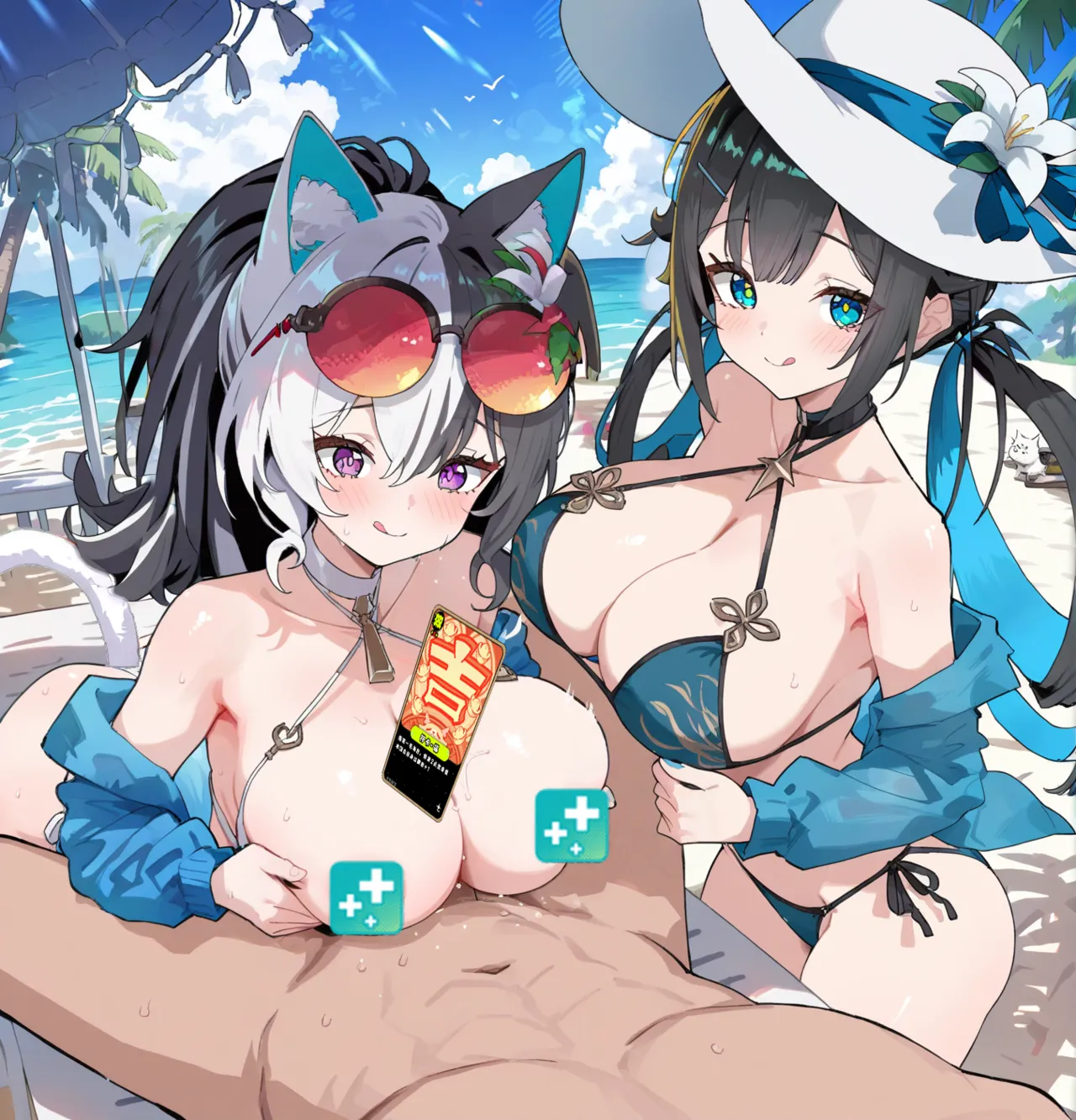 【吉星派对】【AstralParty】南希露X姬梦朝 （泳装❤） - page4