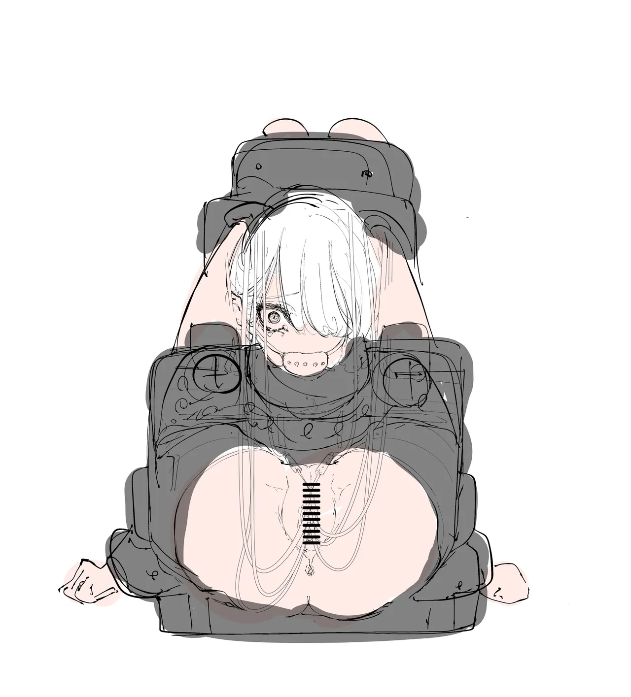 拘束少女器具責め漫画 女体器具蹂躙～完全拘束少女／クリ肥大化実験／無限ディルド機械姦／性器徹底集中責めなど～ - page121