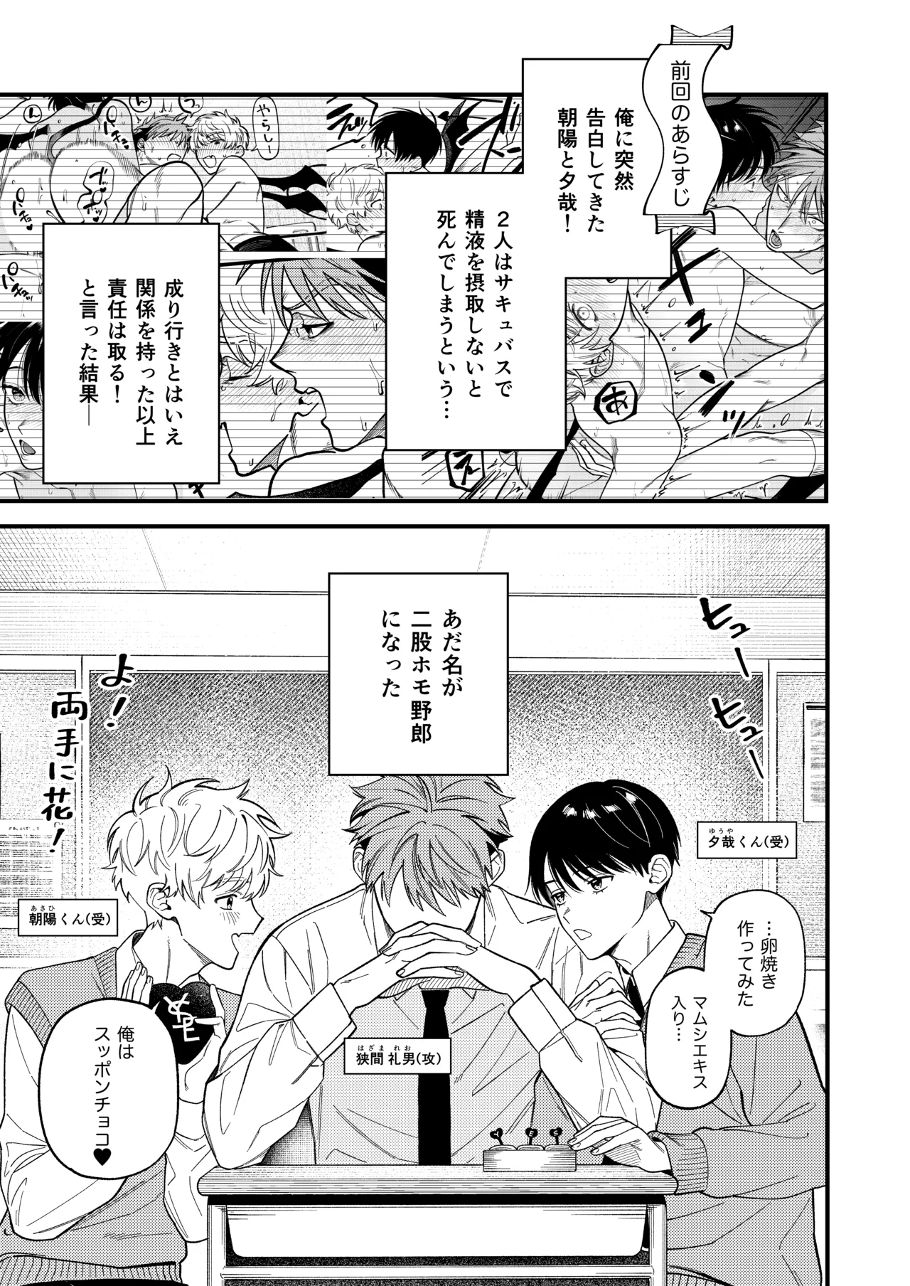 サキュバス2人と純愛SEX - page2