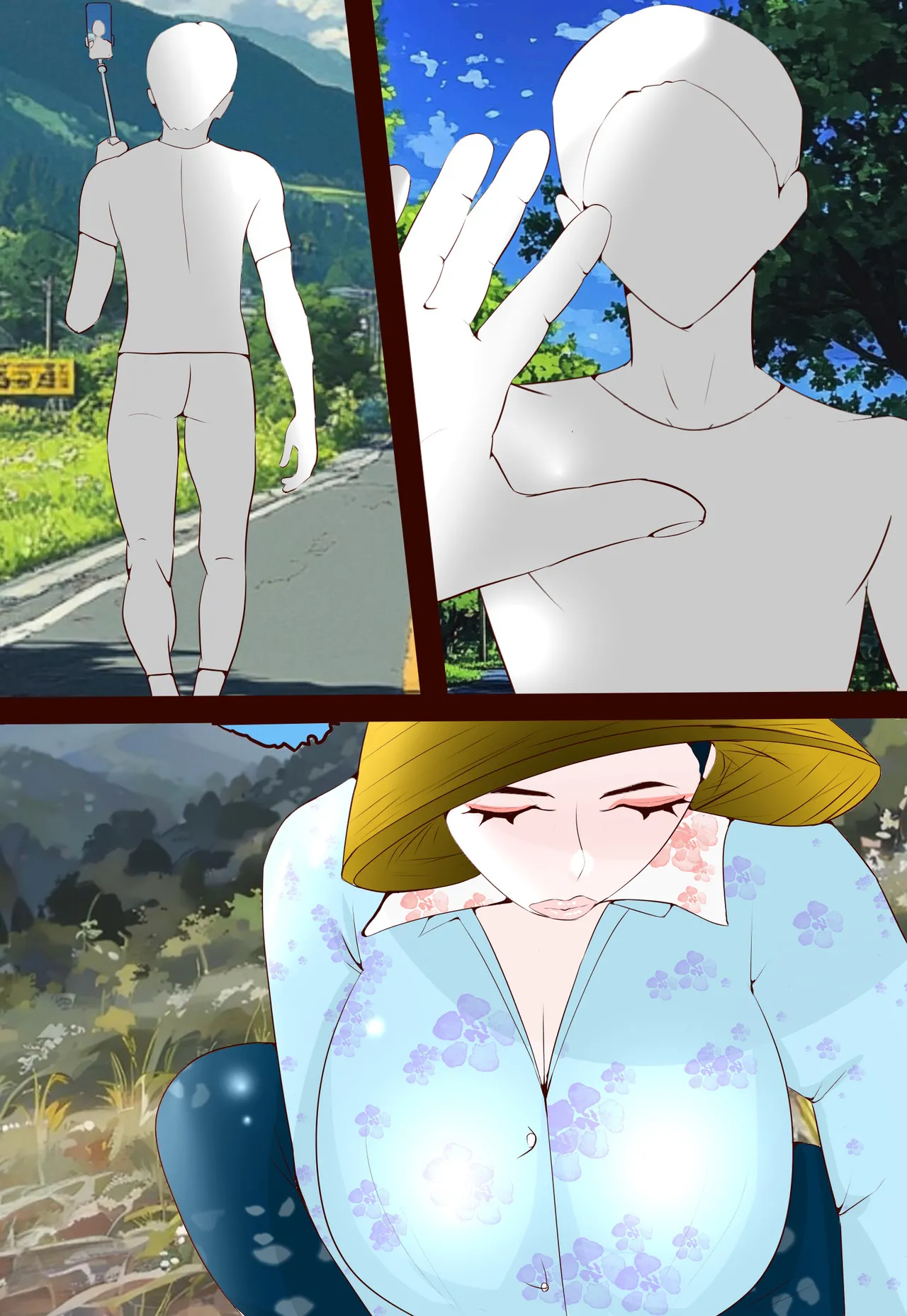 郷愁 僕主観母目線 田舎のおかんが不良にハメられて同人AVに出演した話 - page112