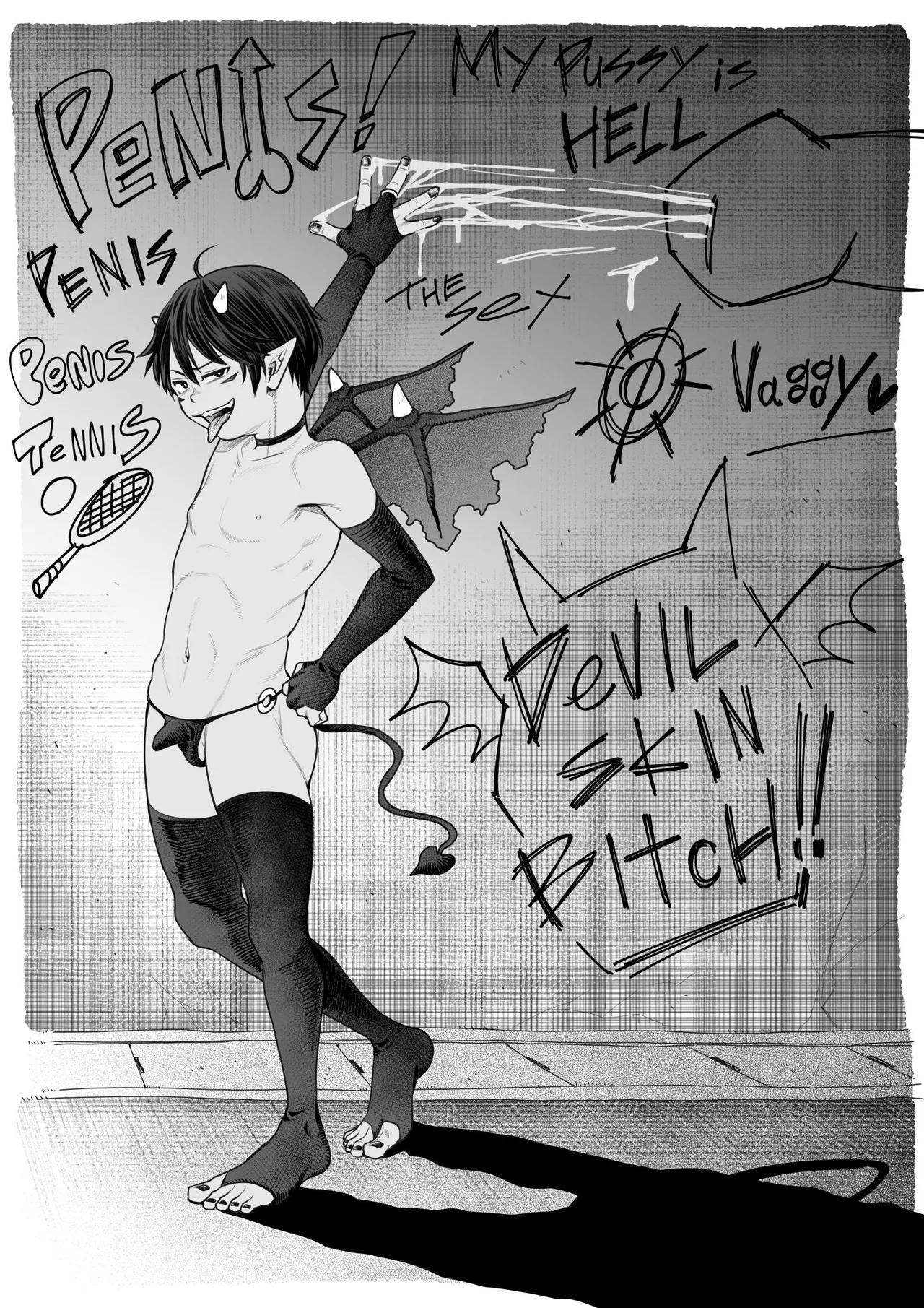 Devil Skin Bitch! -生イキ淫魔少年の搾精計画- [英訳] - page2