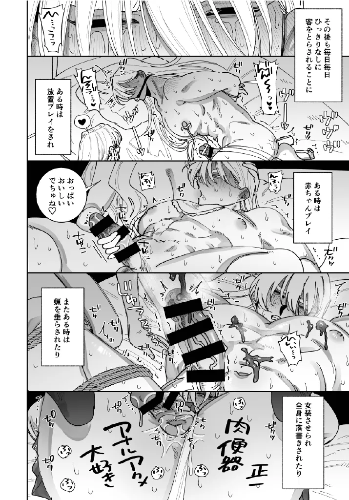 ほまれくんは逃げられない～御曹司がメス堕ちからのペット堕ちするまでの記録～ - page9