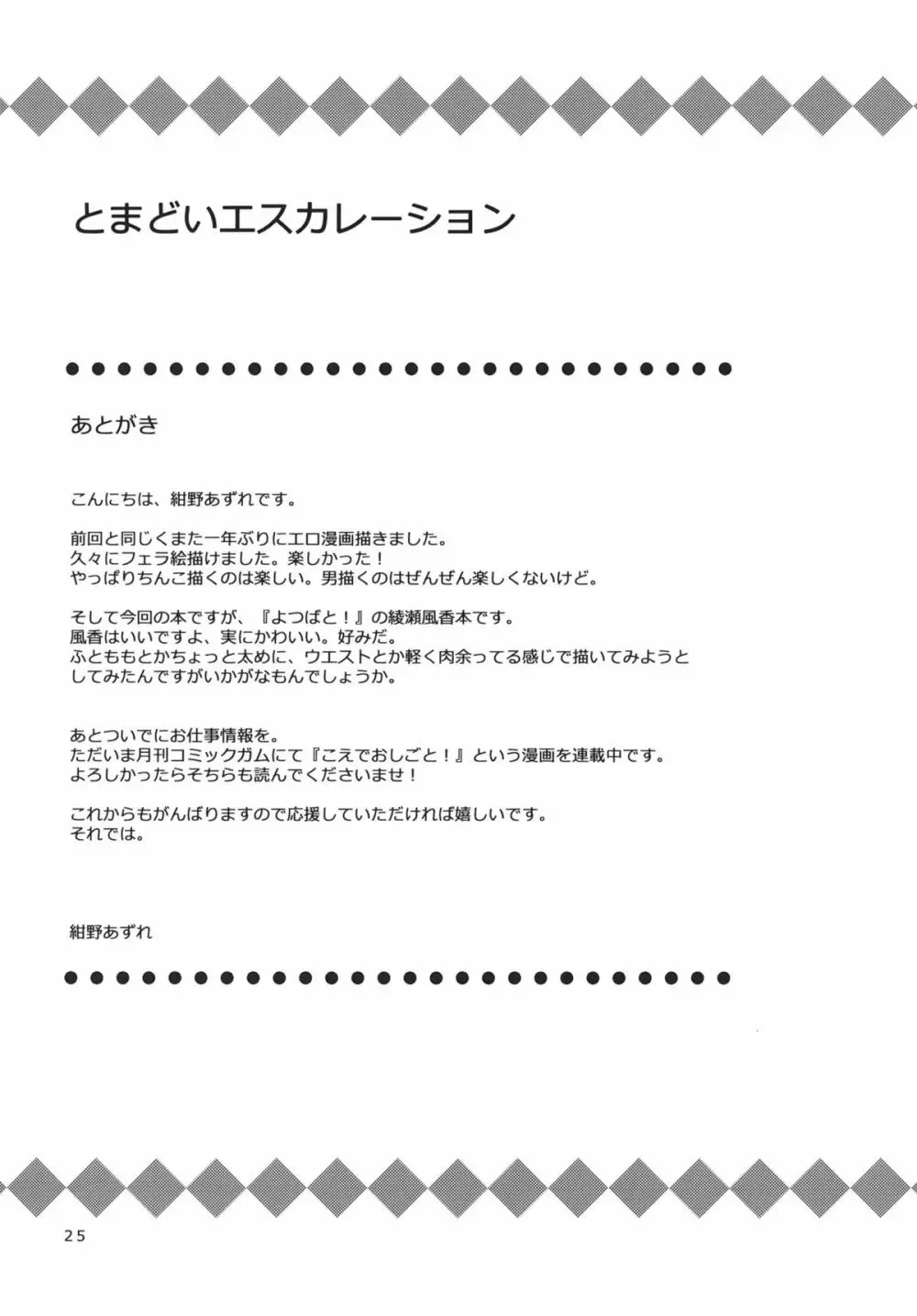 とまどいエスカレーション - page24