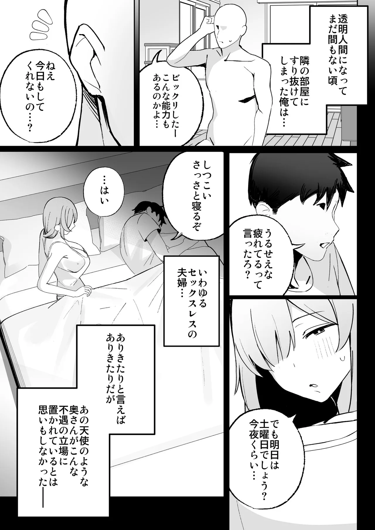 孤独のセックス 〜透明人間なので人妻もギャルもNTRしても無罪です〜 - page24