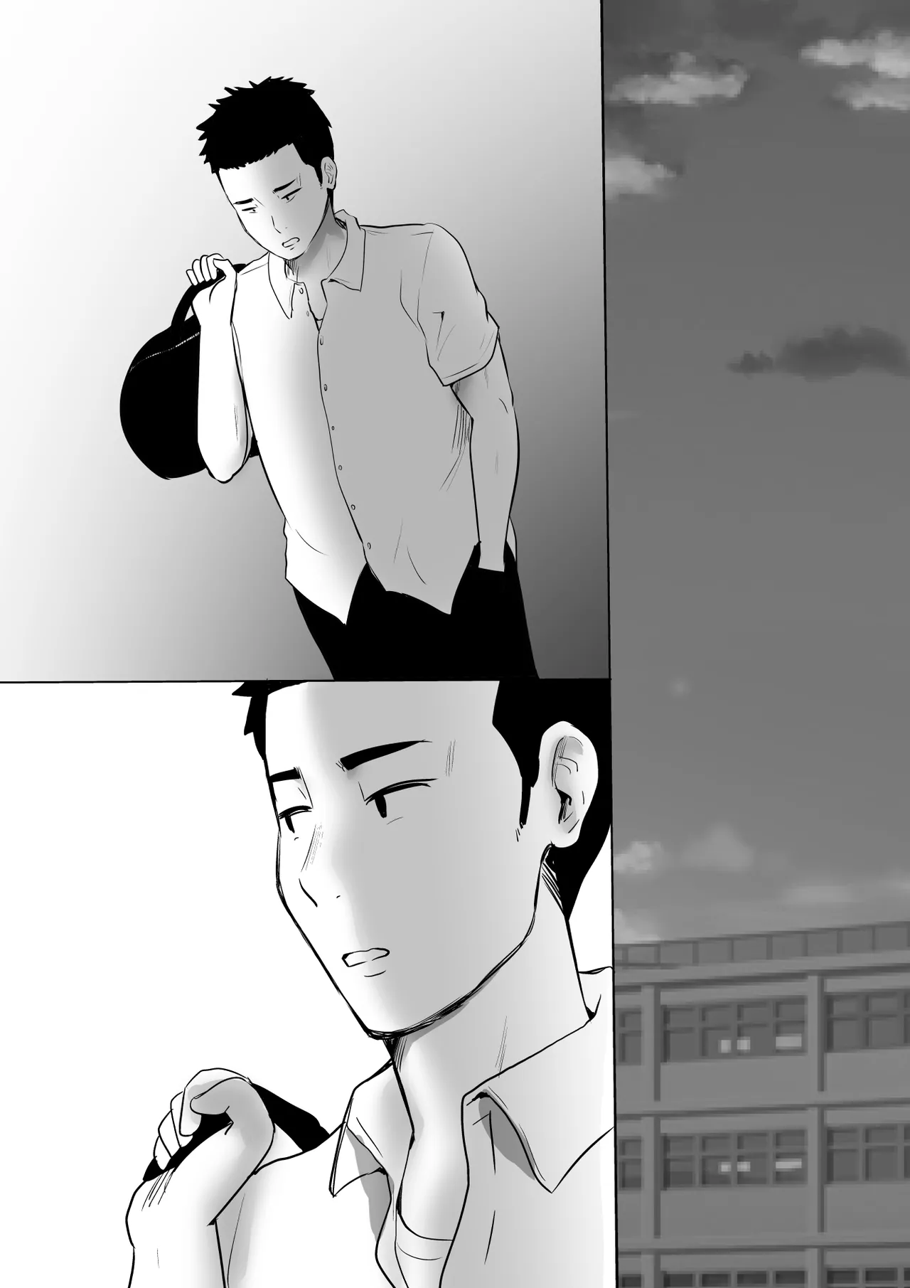 修学旅行中に密会がバレ反省部屋で生活指導に寝取られ4 - page74