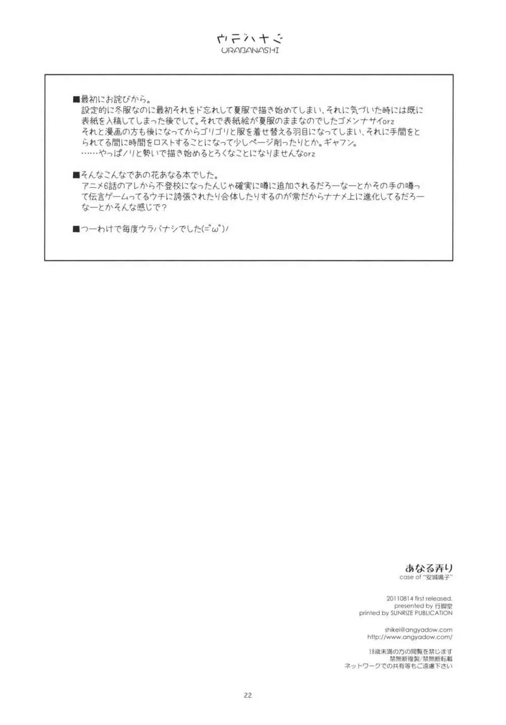 あなる弄り - page22