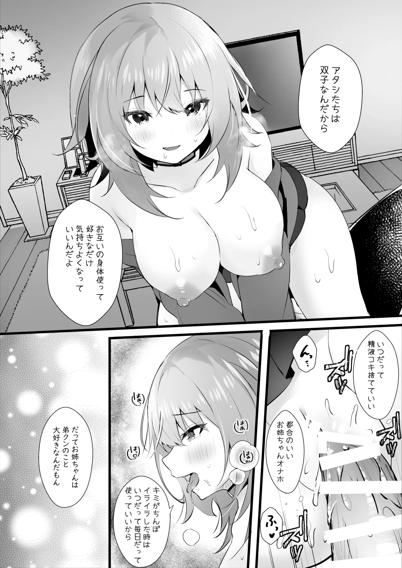 双子のお姉ちゃんは今日も弟クンが大好き - page19