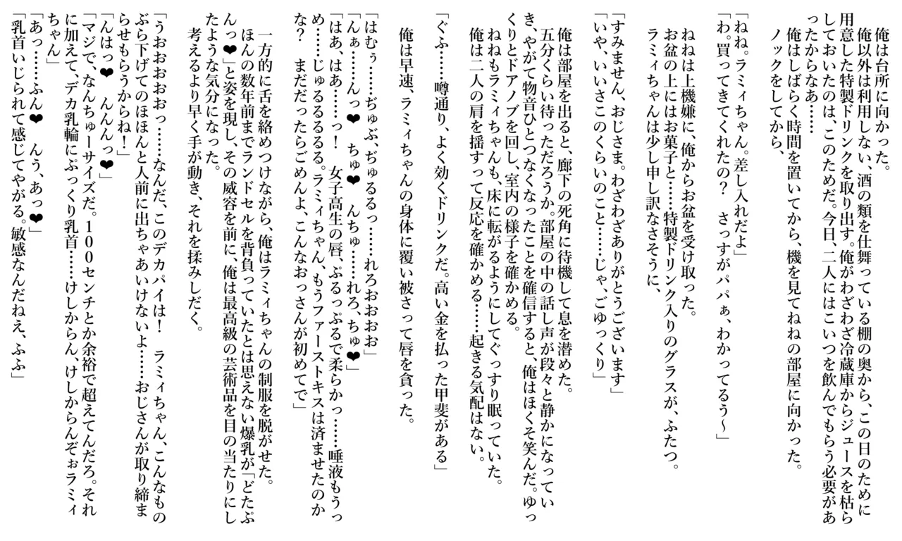自分の◯とその友達に一服盛って昏睡レ◯プするお話 - page3