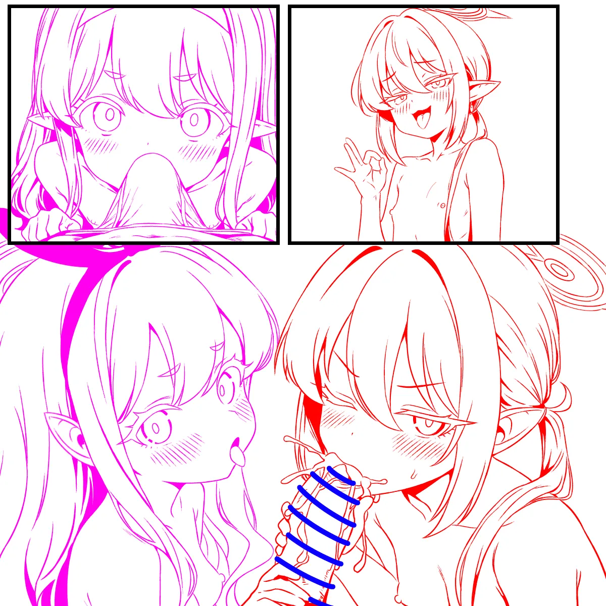 並列充填するヒカリ＆ノゾミ - page7