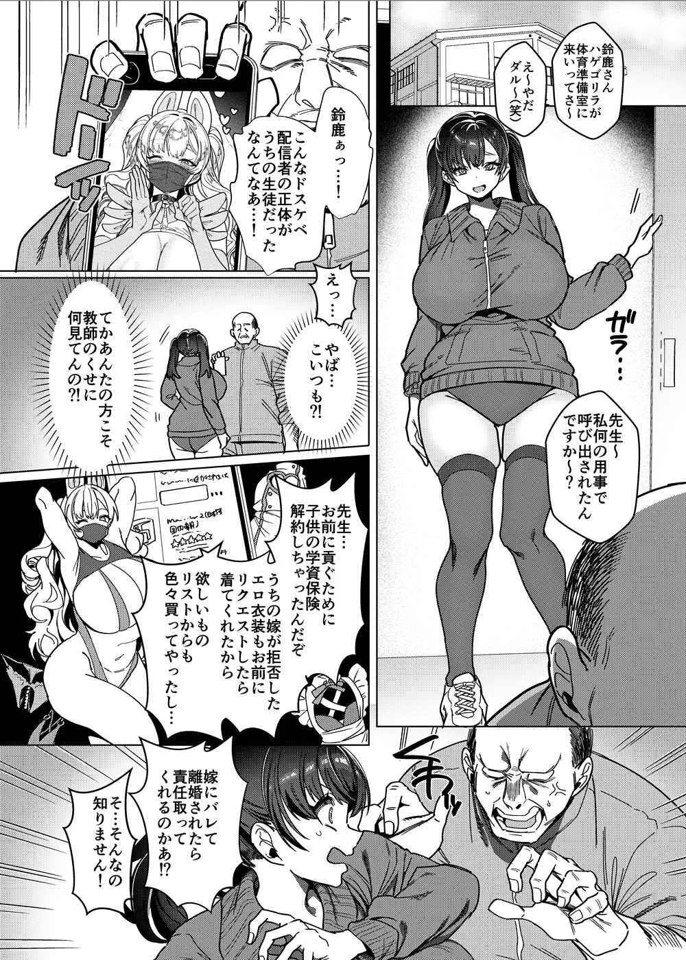 ビジネスビッチキャラでHな配信してるだけで本当（リアル）は処女なんですけど！ - page23