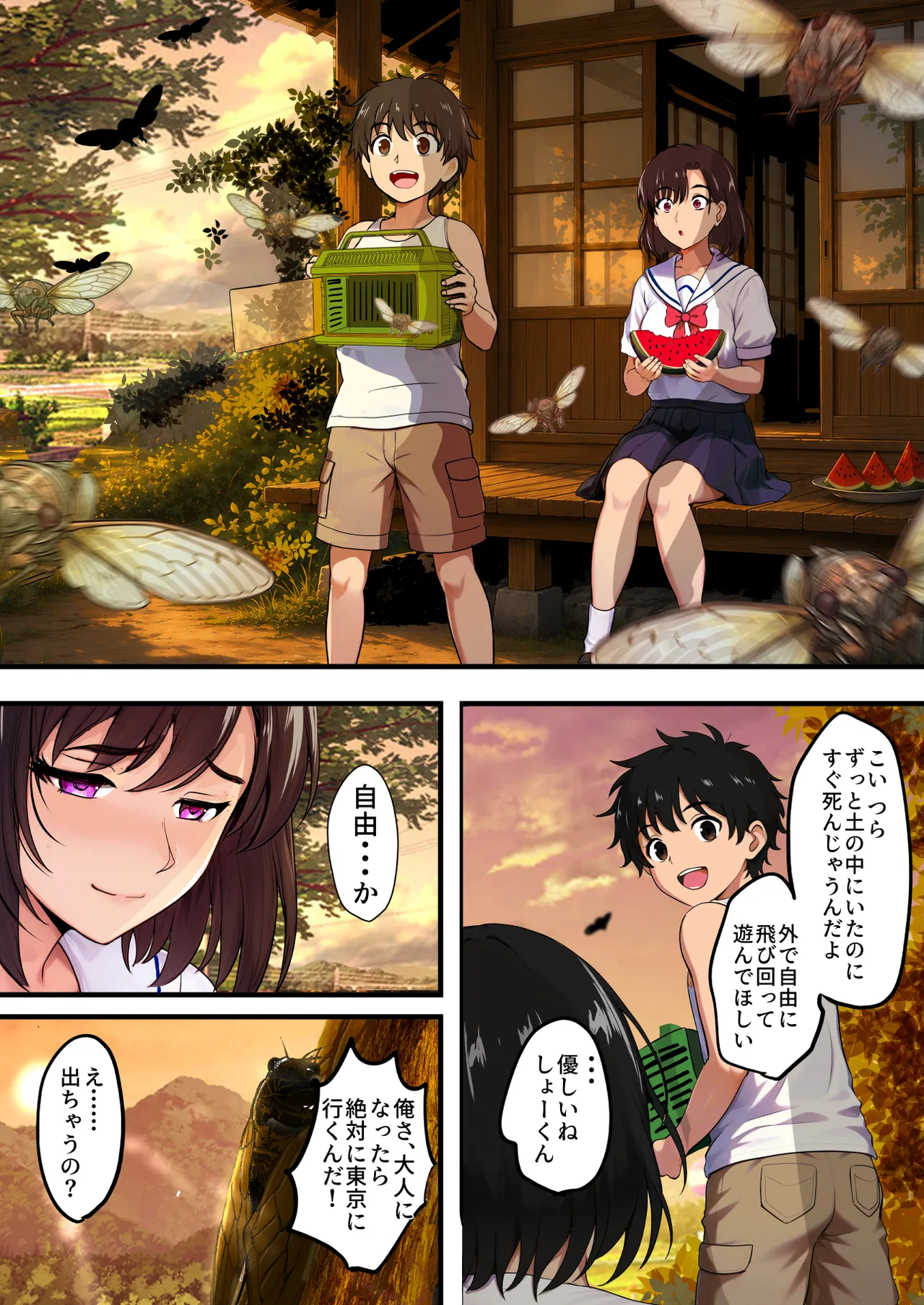空蝉の唄〜幼馴染の人妻女将と、年に一度の逢瀬〜 - page8