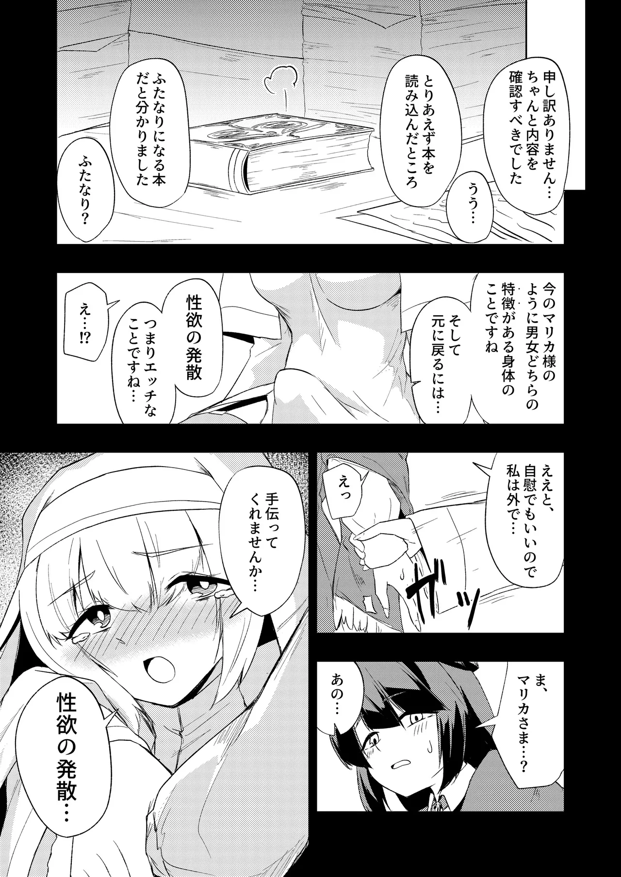 聖女と司書とふたなりになる本 - page13