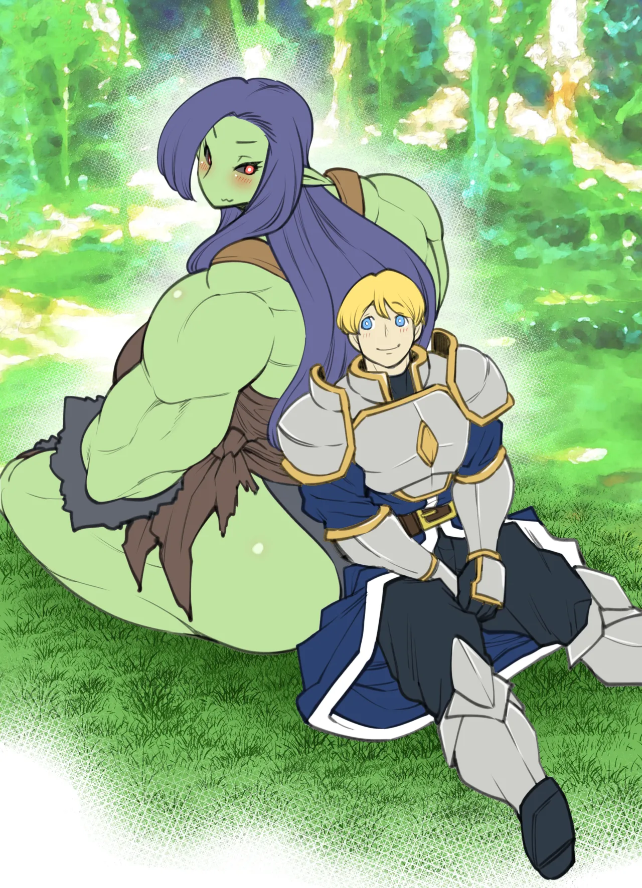 オーク×騎士