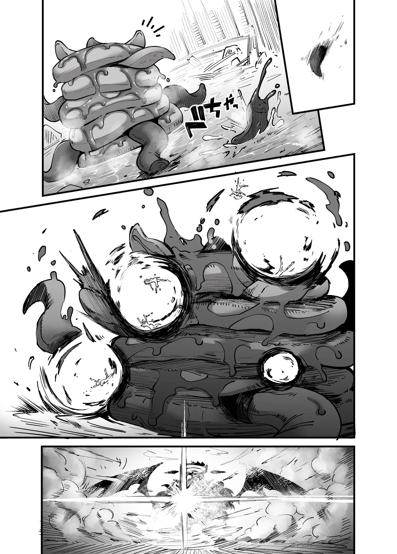 スターウォーズらくがき②] ヒナちゃんVSパンちゃん進捗 - page9