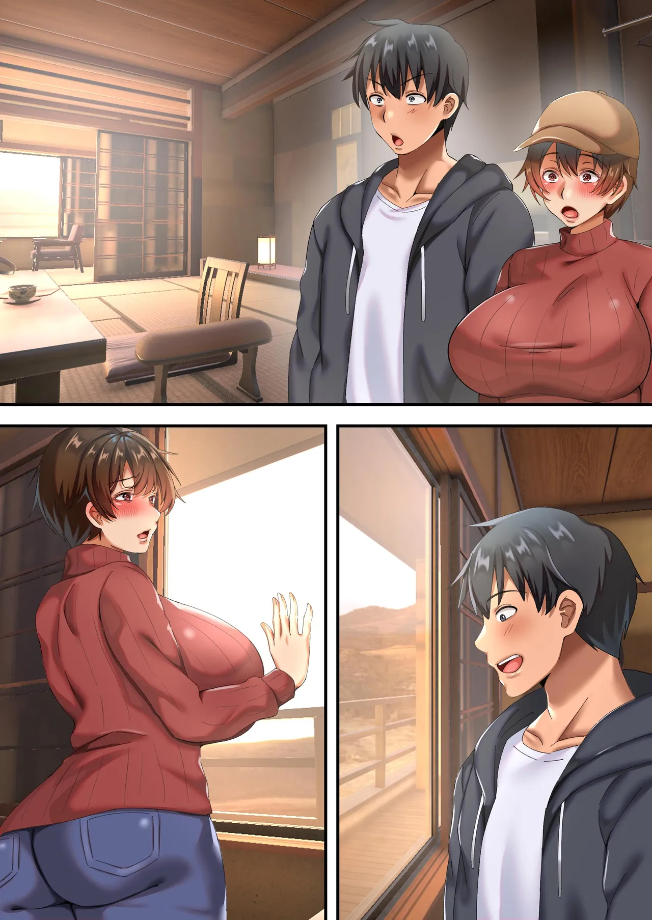 爆乳ネッ友を男だと勘違いした俺 混浴で発情しハメ倒した一泊二日 - page66