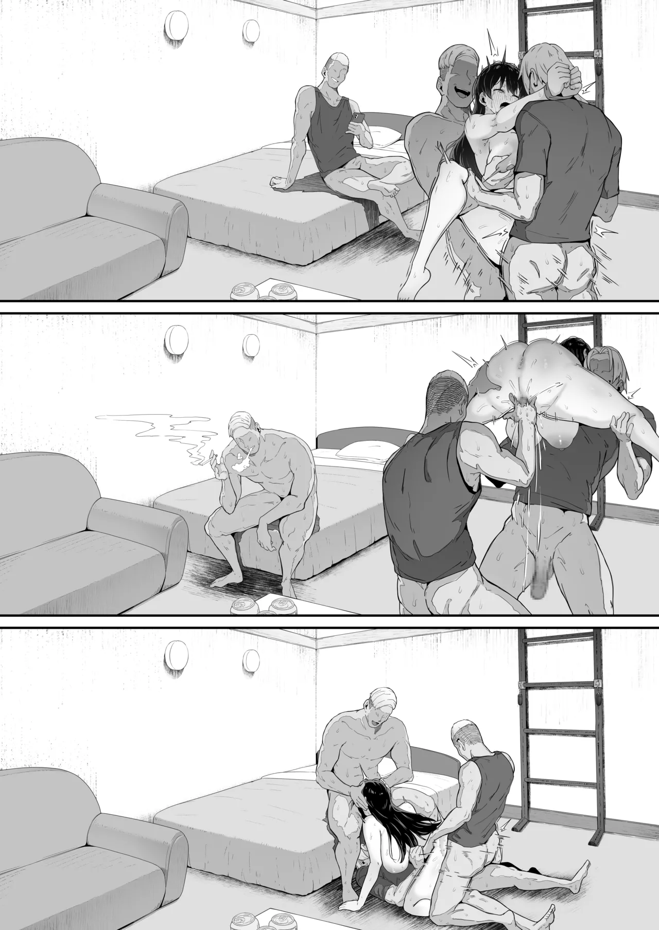 とある大◯生の14ページ漫画 セリフあり＆なし - page19