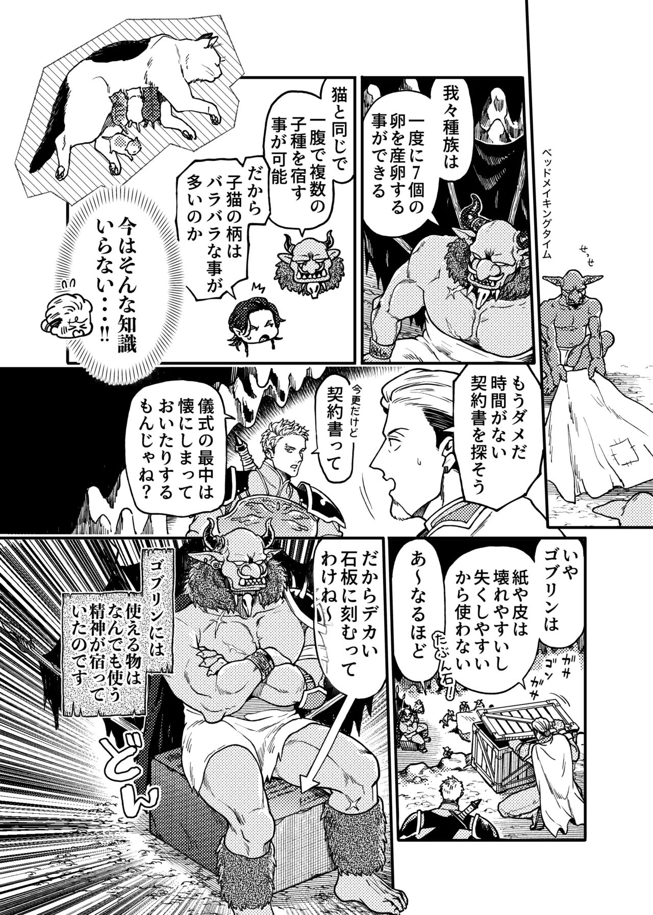 SPUNKY GOBLIN❶〜手違いでゴブリンの嫁に行くことになった不器用剣士〜 - page34
