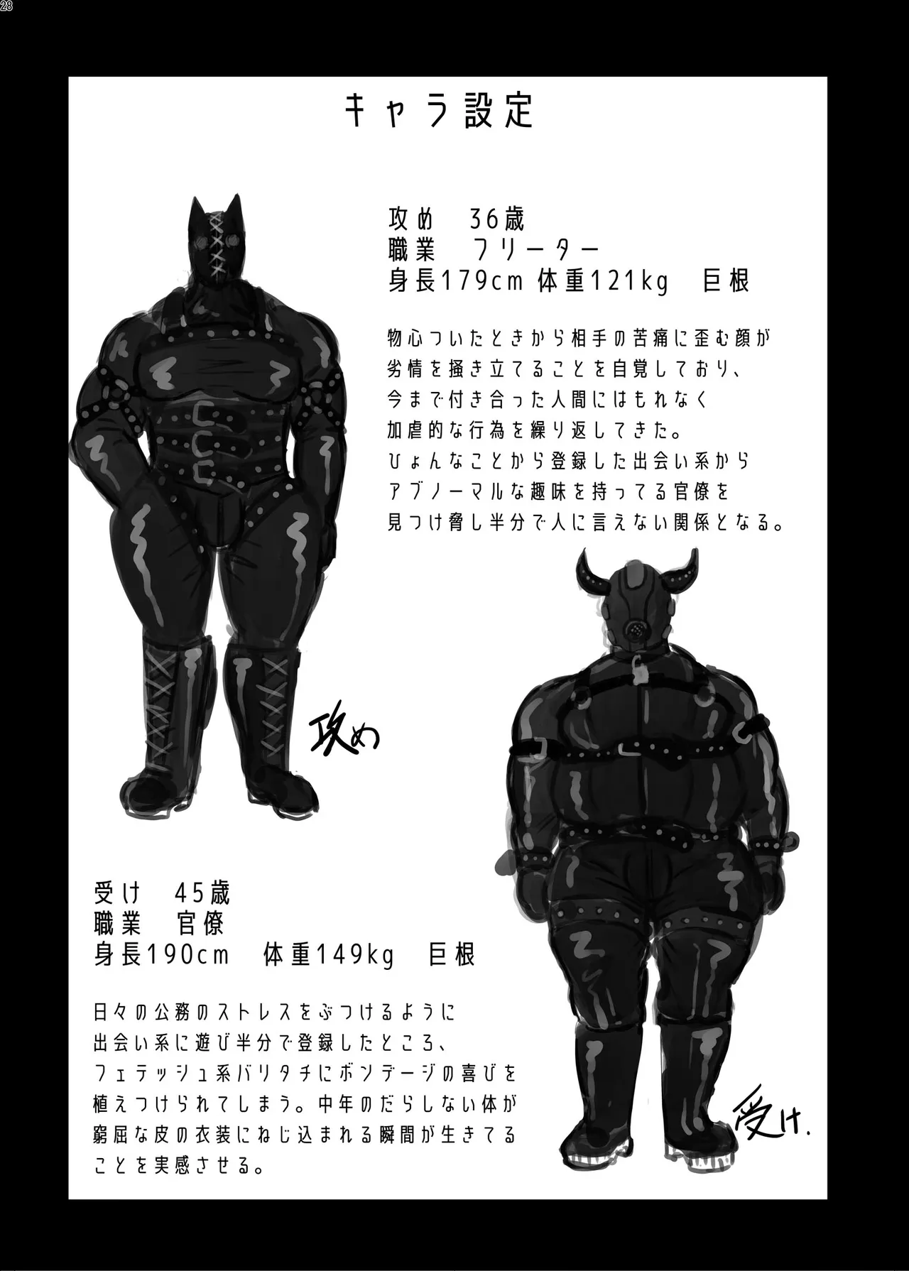 ボンデージ服男・ボンデージ服男合同誌 - page27