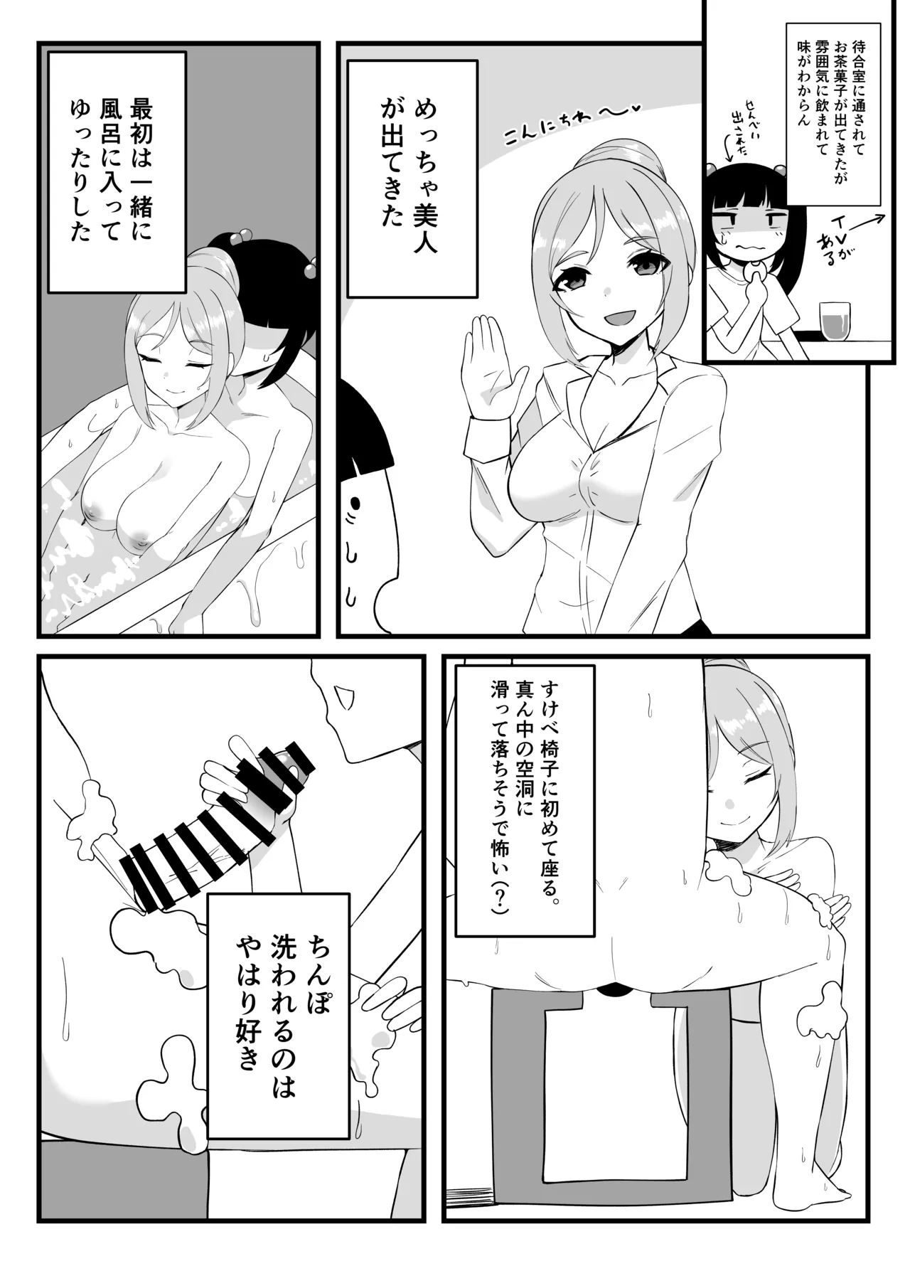 童貞を卒業した時のレポ漫画 - page2