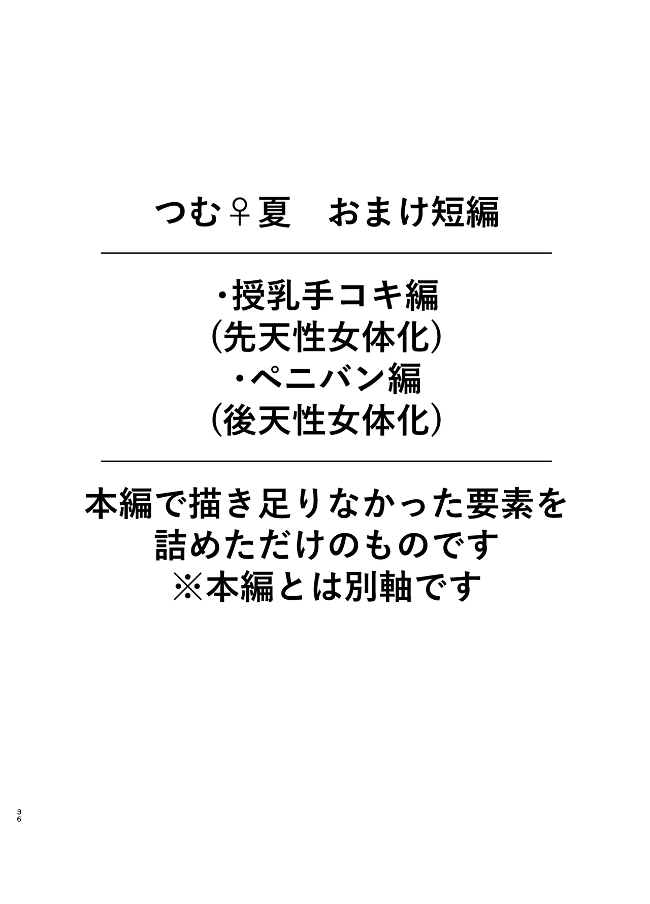 件名：ボクのにいさんが女体化していた件についテ - page35
