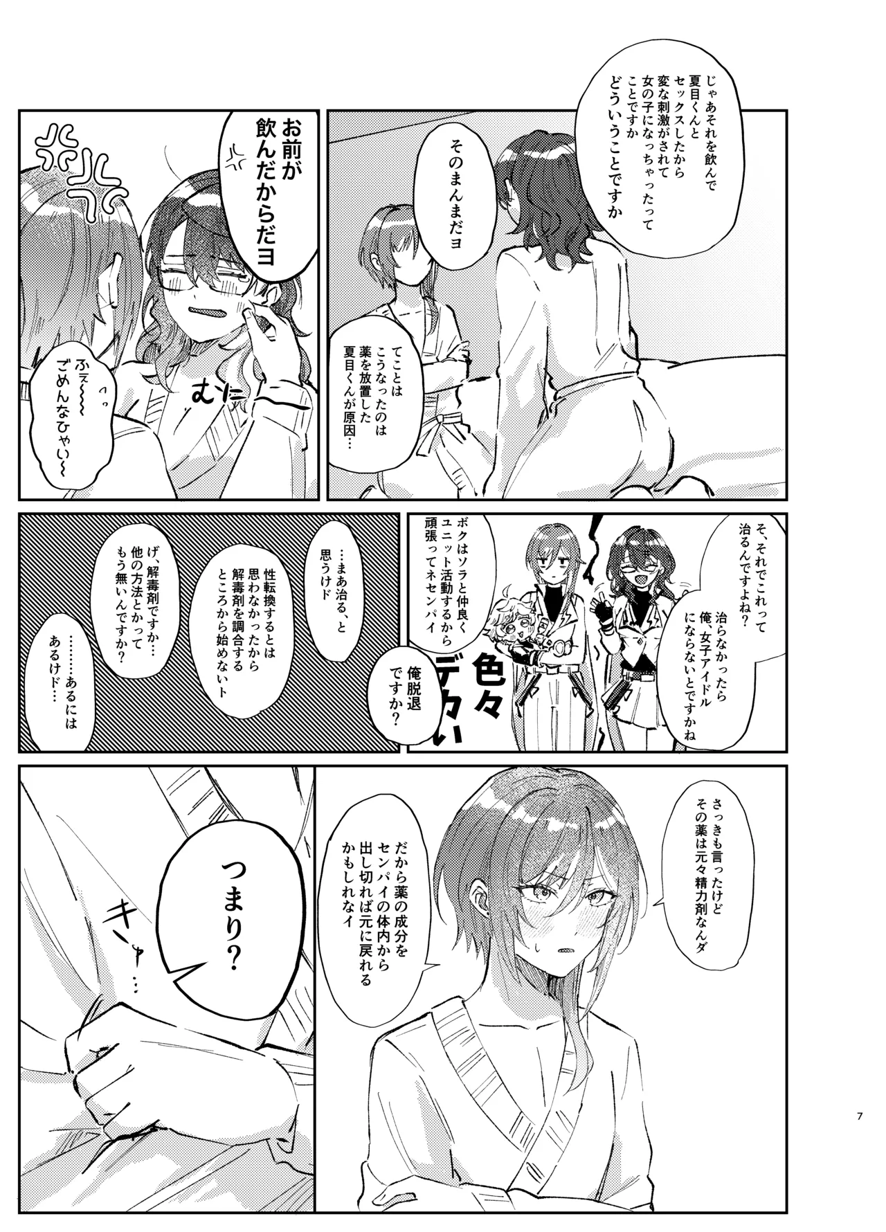 件名：ボクのにいさんが女体化していた件についテ - page6