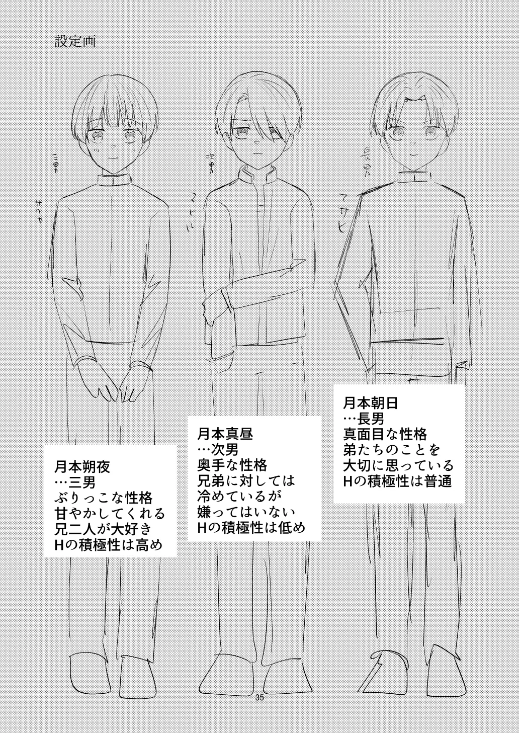 尊厳破壊デスゲームー三つ子強制近親相姦ー - page35