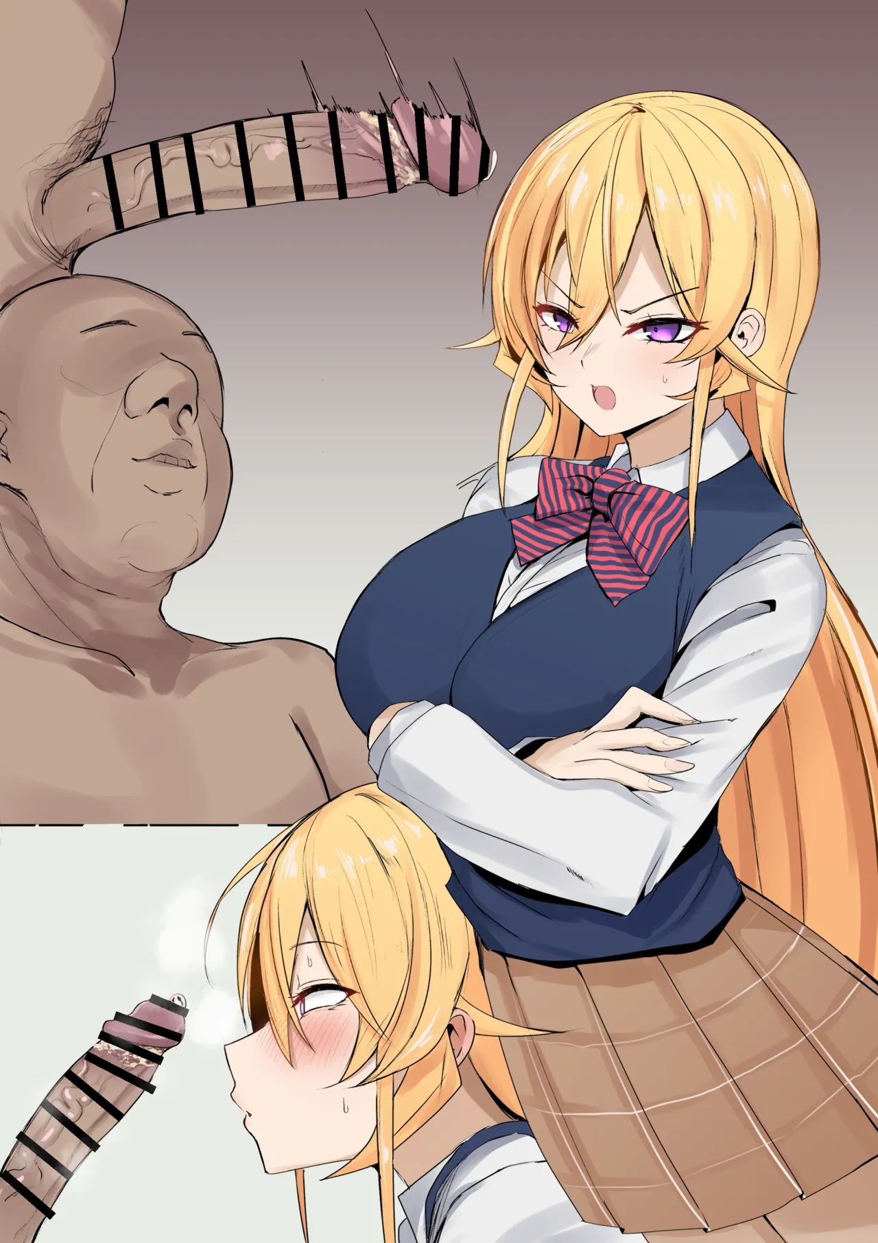 薙切えりな様にチンカスチンポを味わってもらいます - page9