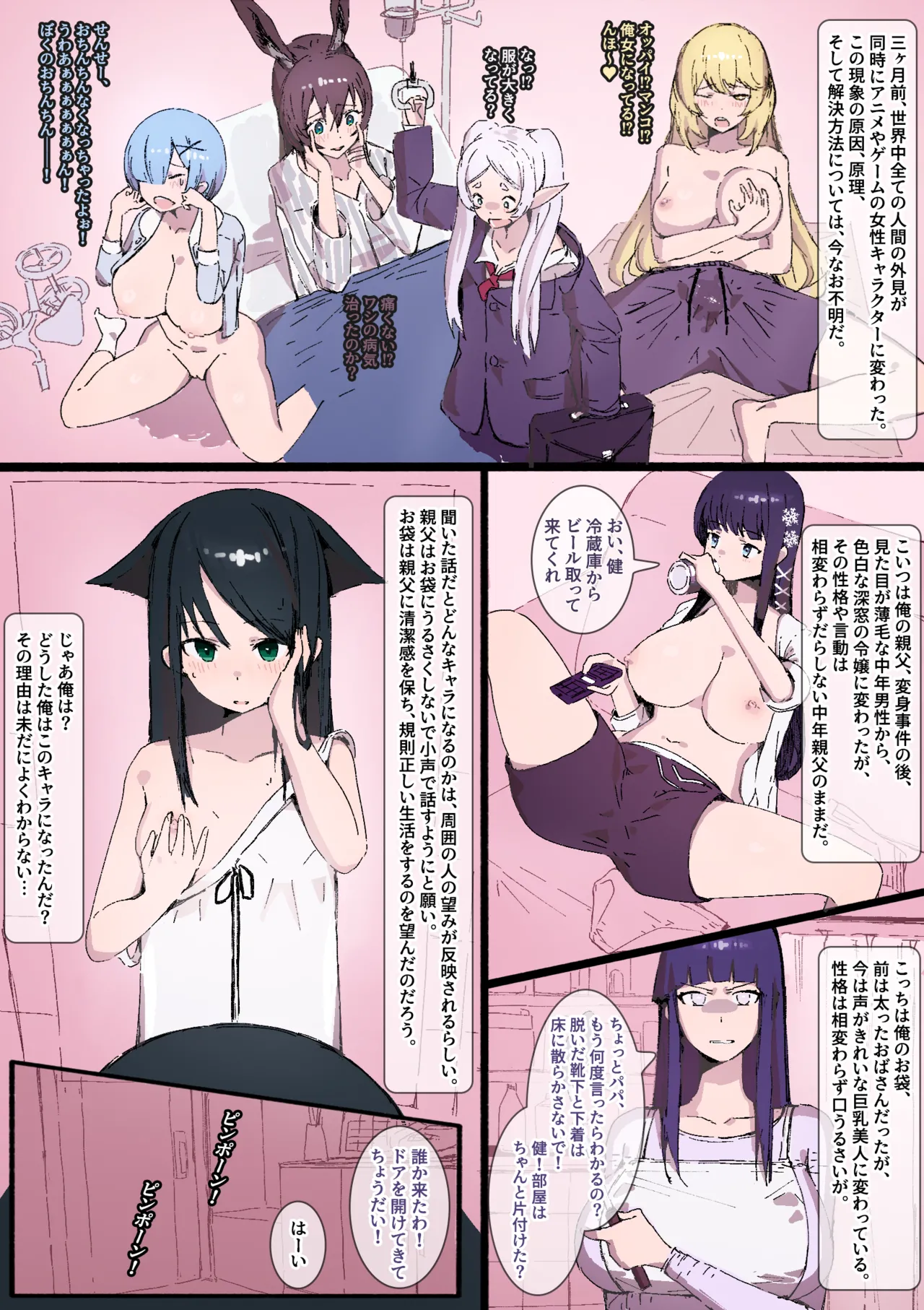 全人類女性キャラクター化 - page2